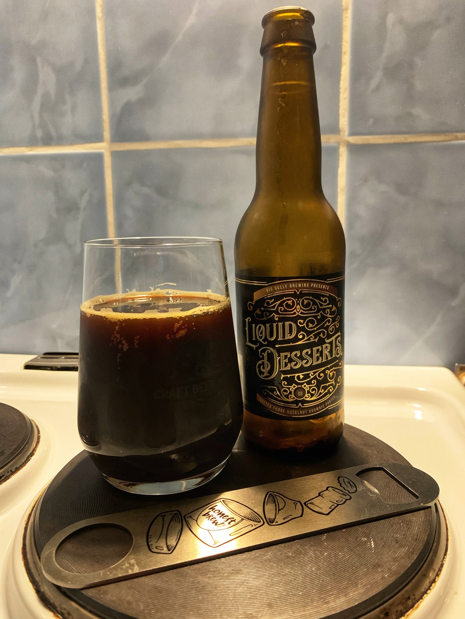 Liquid Desserts 08: Salted Fudge Hazelnut Brownie Porter, Netherlands