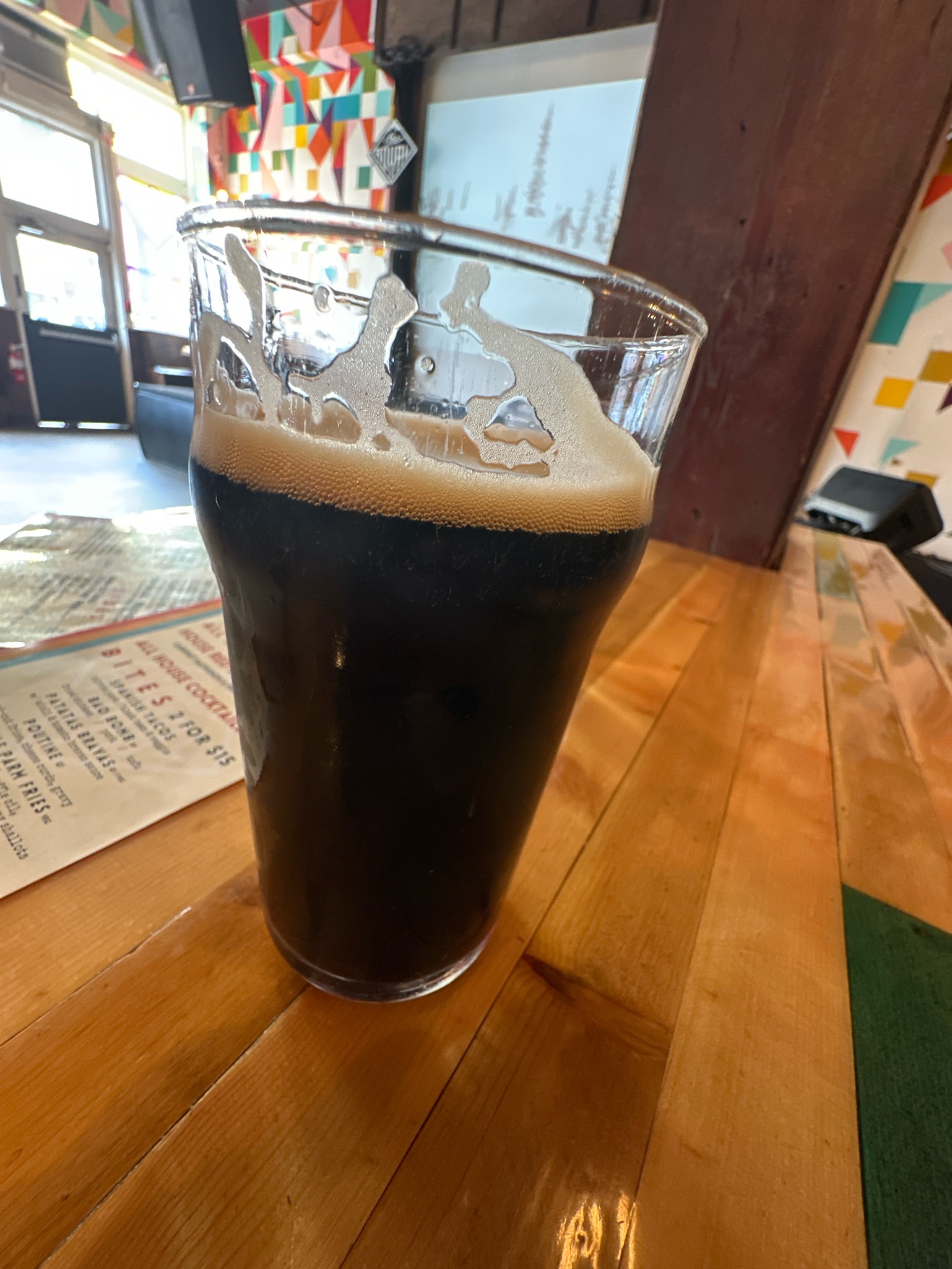 Toasted Coconut Black Lager, Fieldhouse Brewing