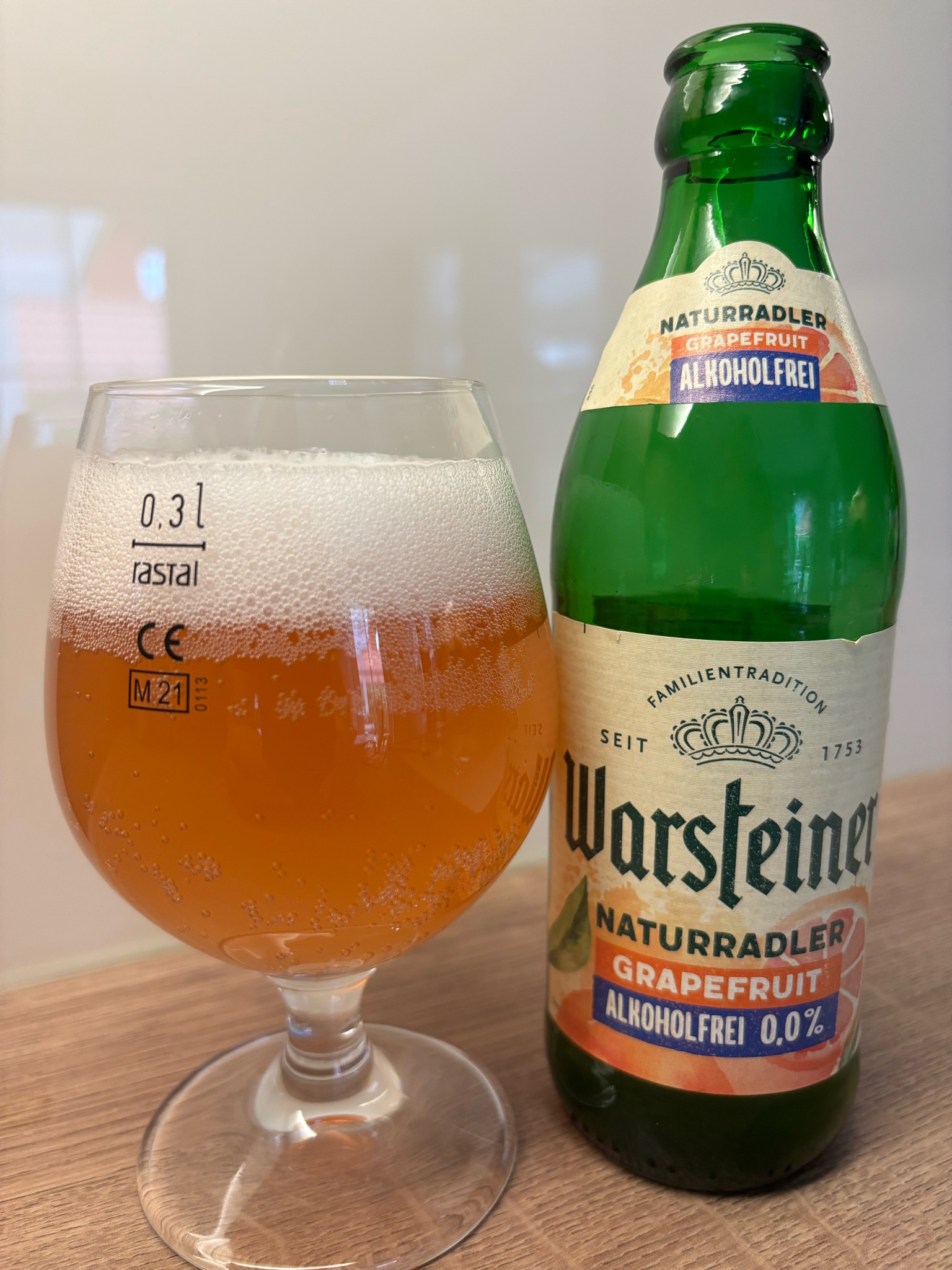Warsteiner Grapefruit 0,0 Alkoholfrei, Germany