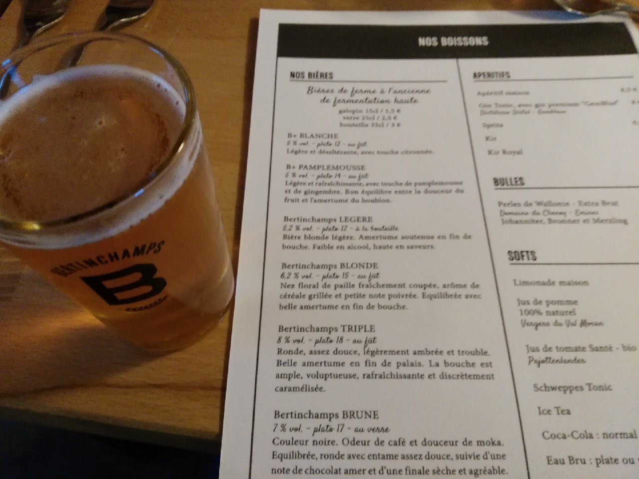 Bertinchamps Blonde, Belgium