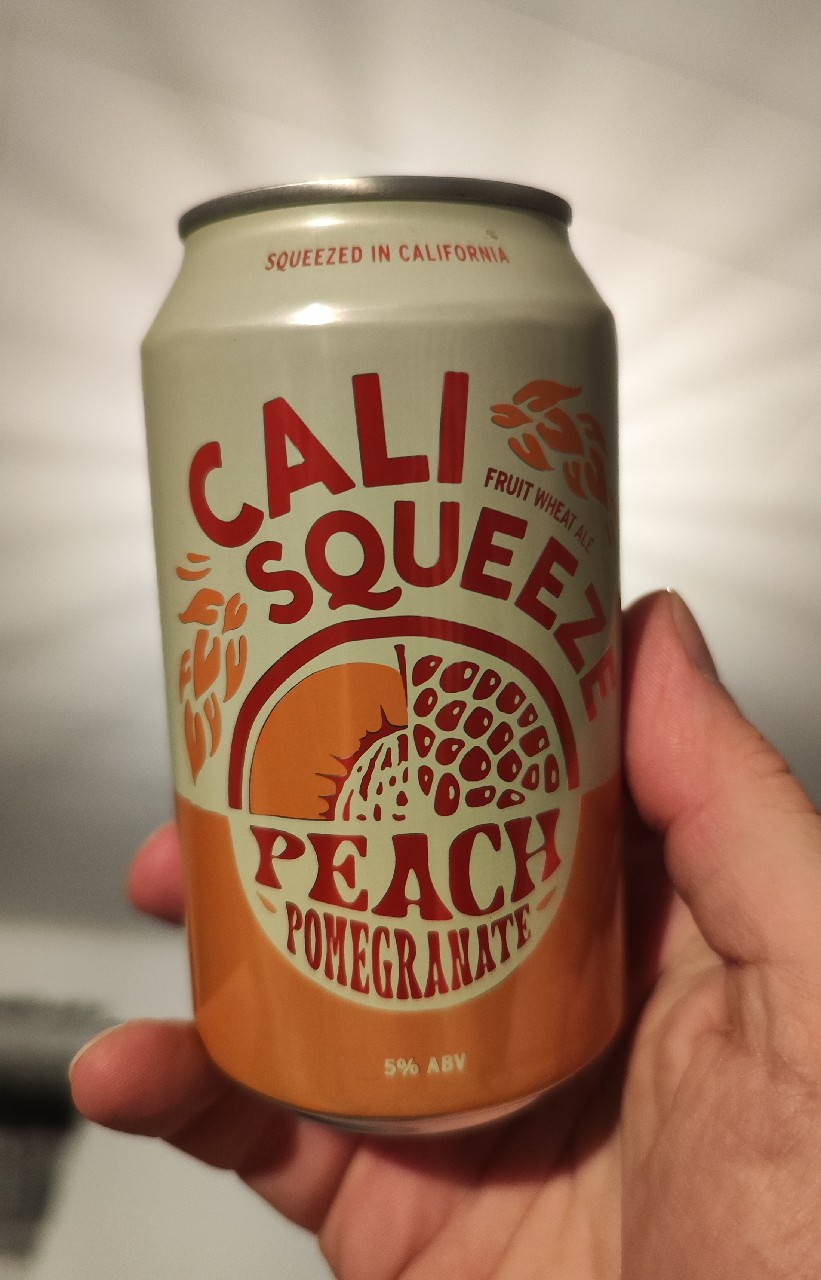 Cali squeeze peach wheat ale, United States