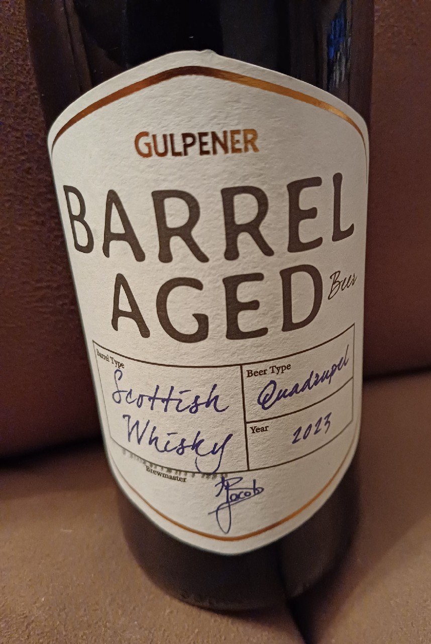 Barrel Aged Quadrupel Scottish Whisky 2023, Netherlands