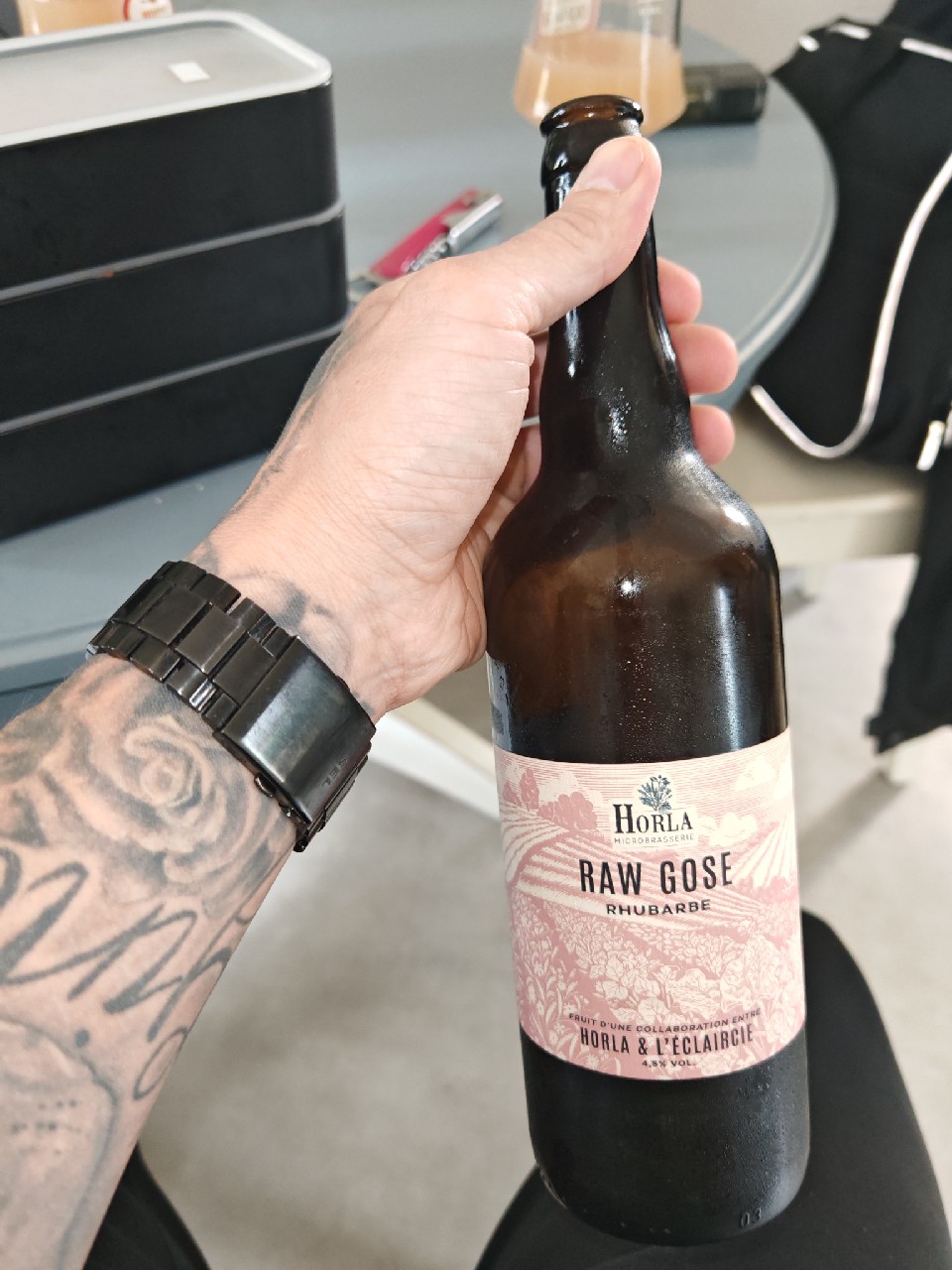 Raw Gose Rhubarbe, France