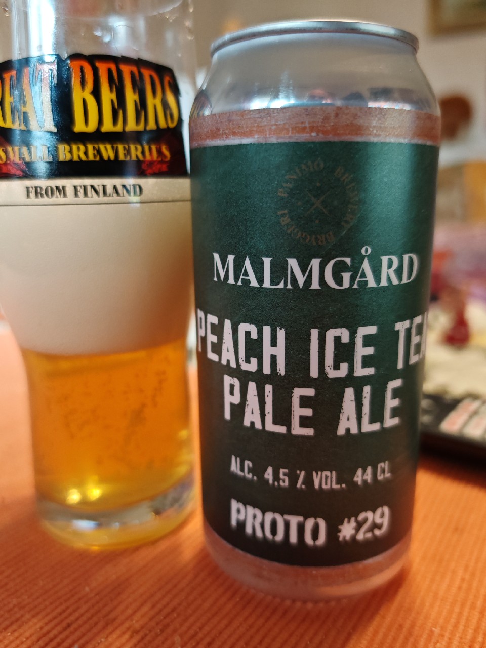 Proto #29 Peach Ice Tea Pale Ale, Finland