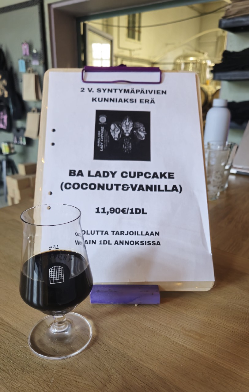 Barrel Aged Lady Cupcake (Coconut & Vanilla), Finland