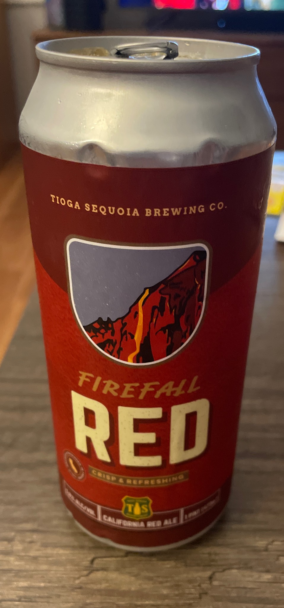 Firefall Red, Tioga-Sequoia Brewing Company