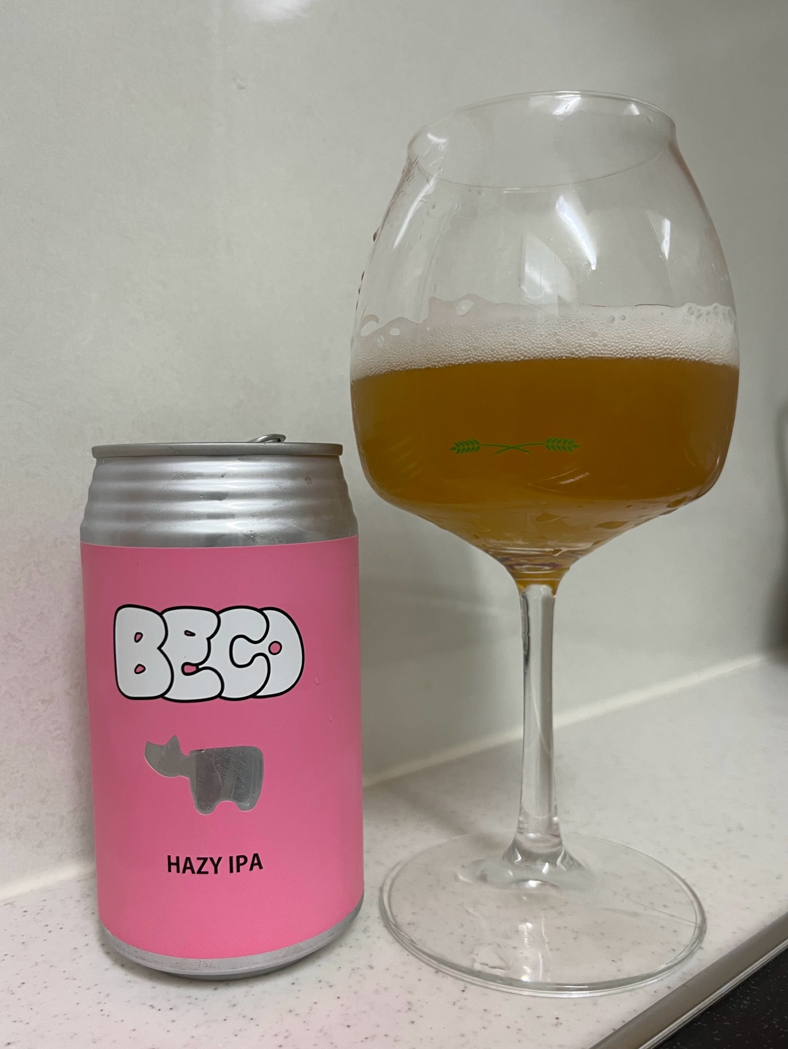 Hana Beco Hazy IPA, REC CiderBeer Works