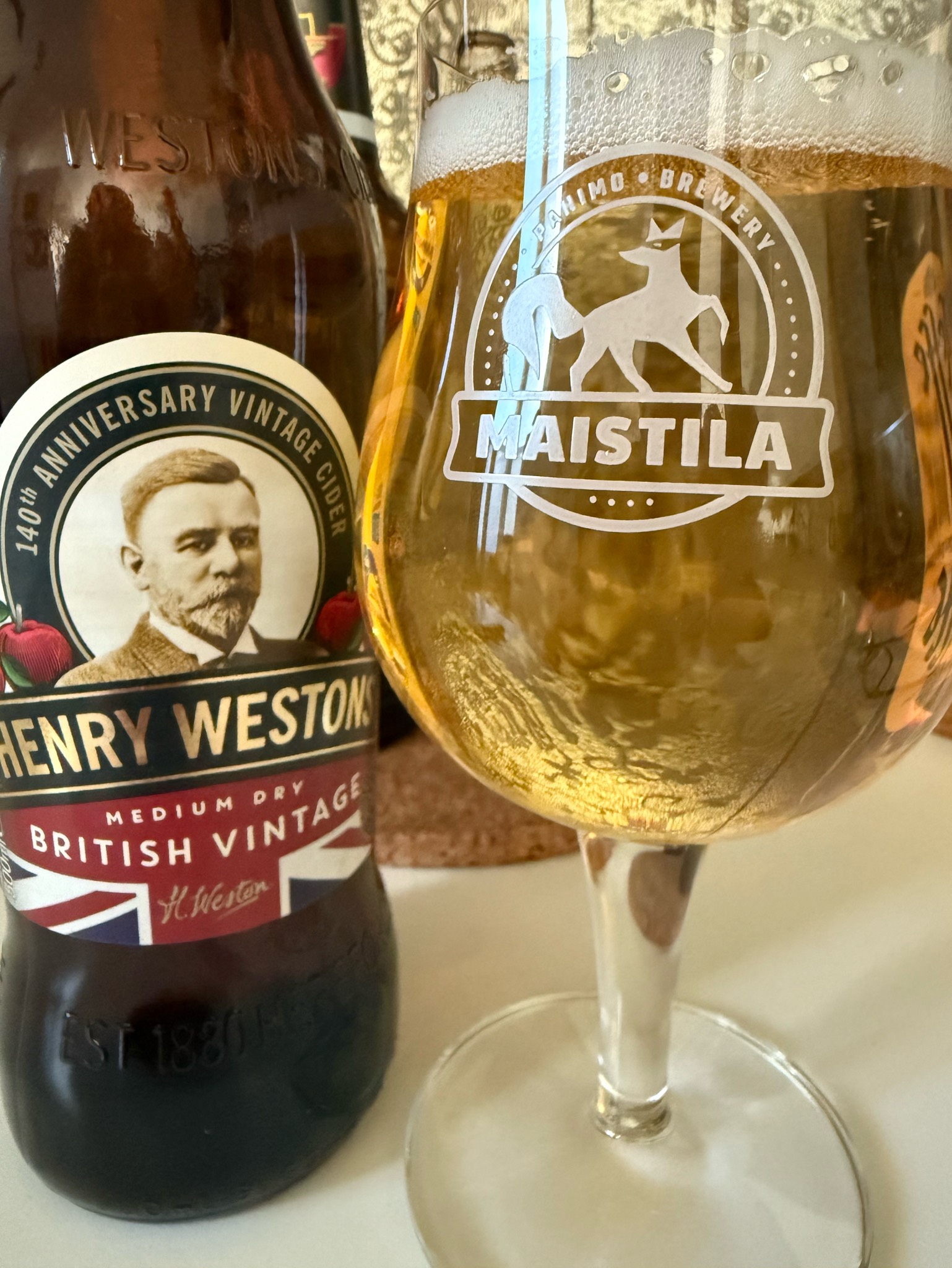 Henry Westons 2023 Medium Dry British Vintage, England