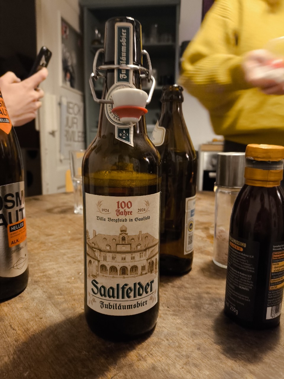 Saalfelder Jubilaumsbier 100 Jahre Villa Bergfried in Saalfeld, Germany