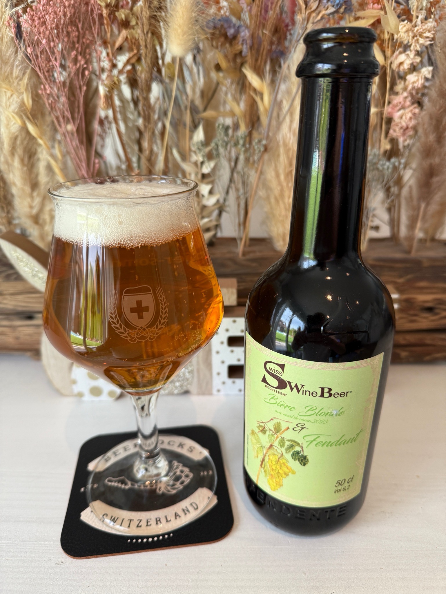 Swiss Wine Beer Bière Blonde et Fendant 2023, La Sempione