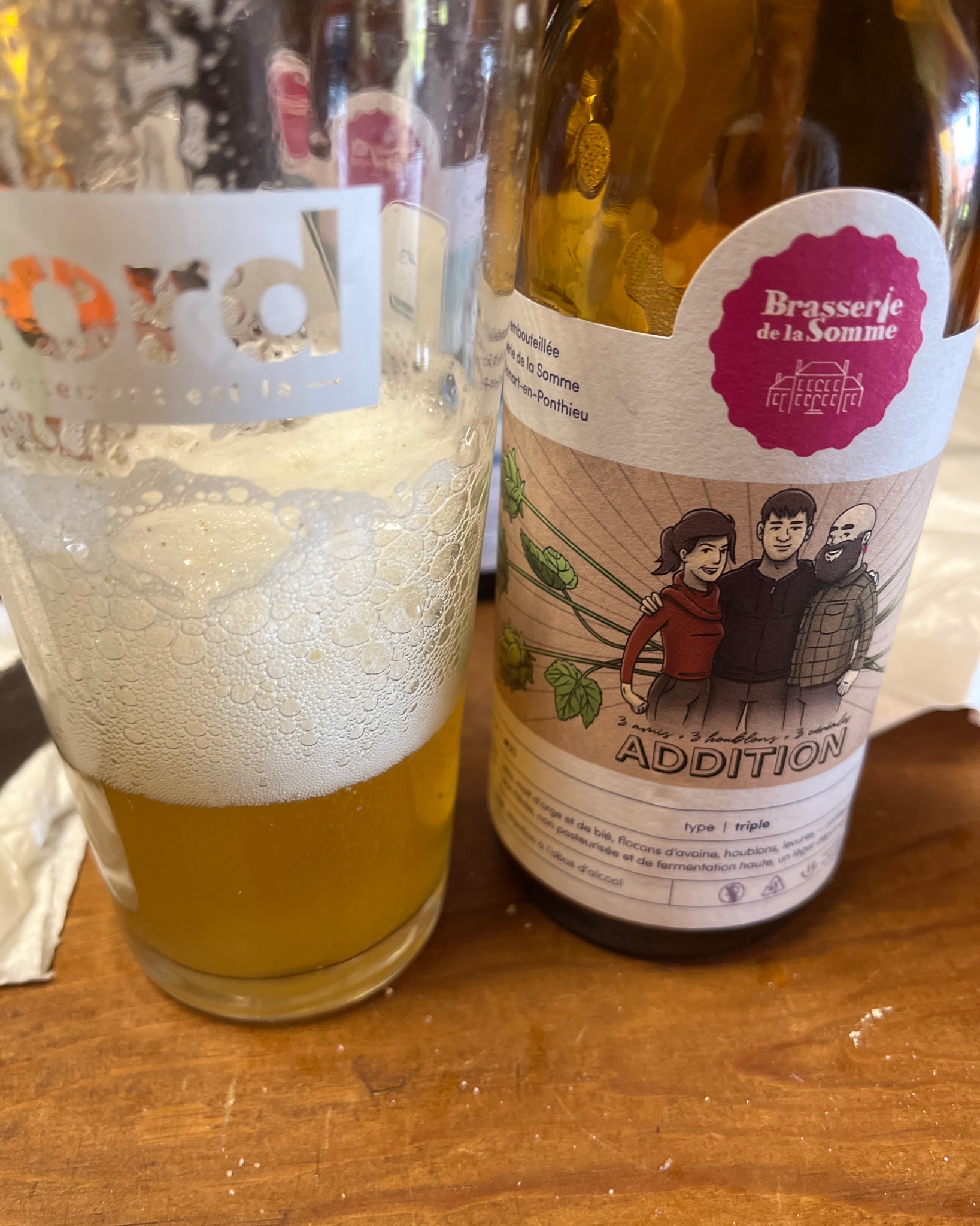 Addition, Brasserie De La Somme