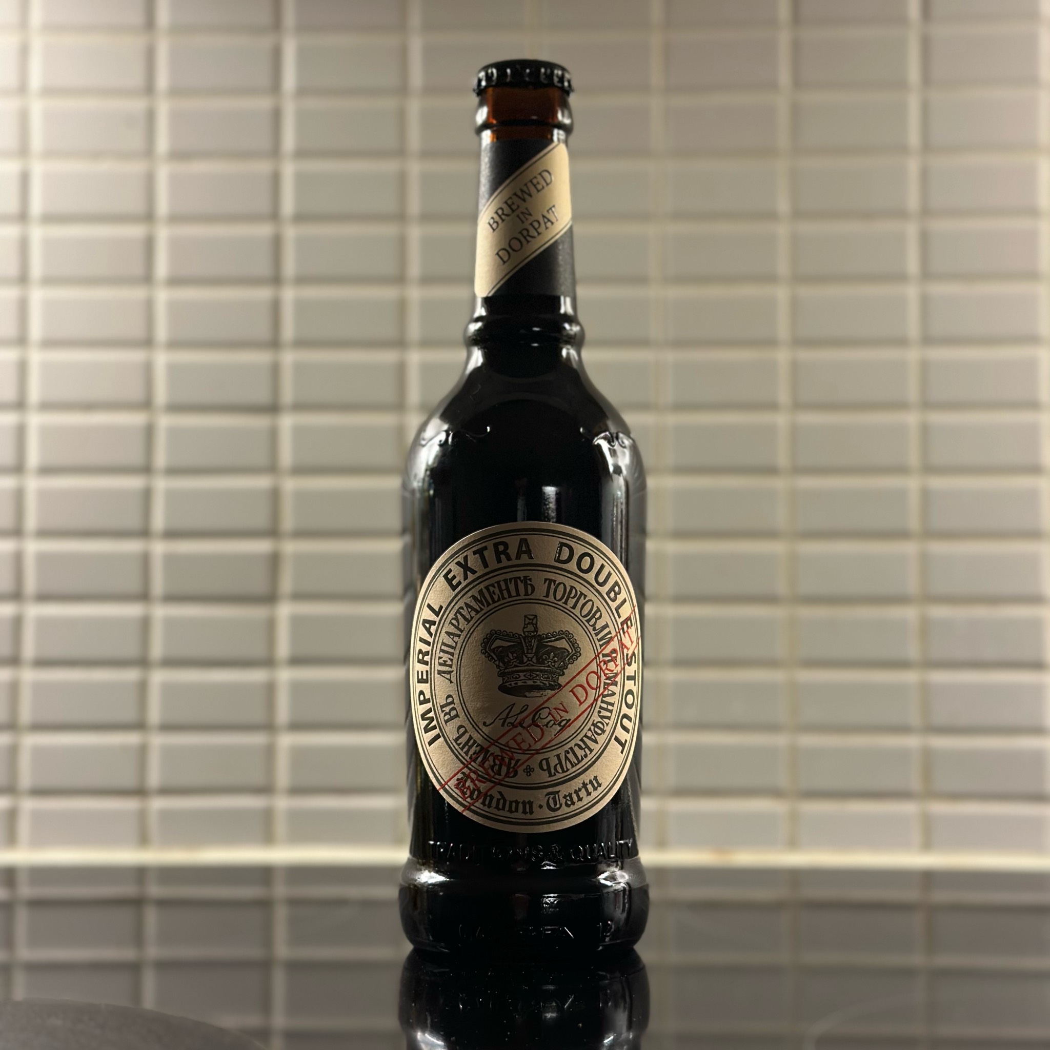 Imperial Extra Double Stout, Estonia
