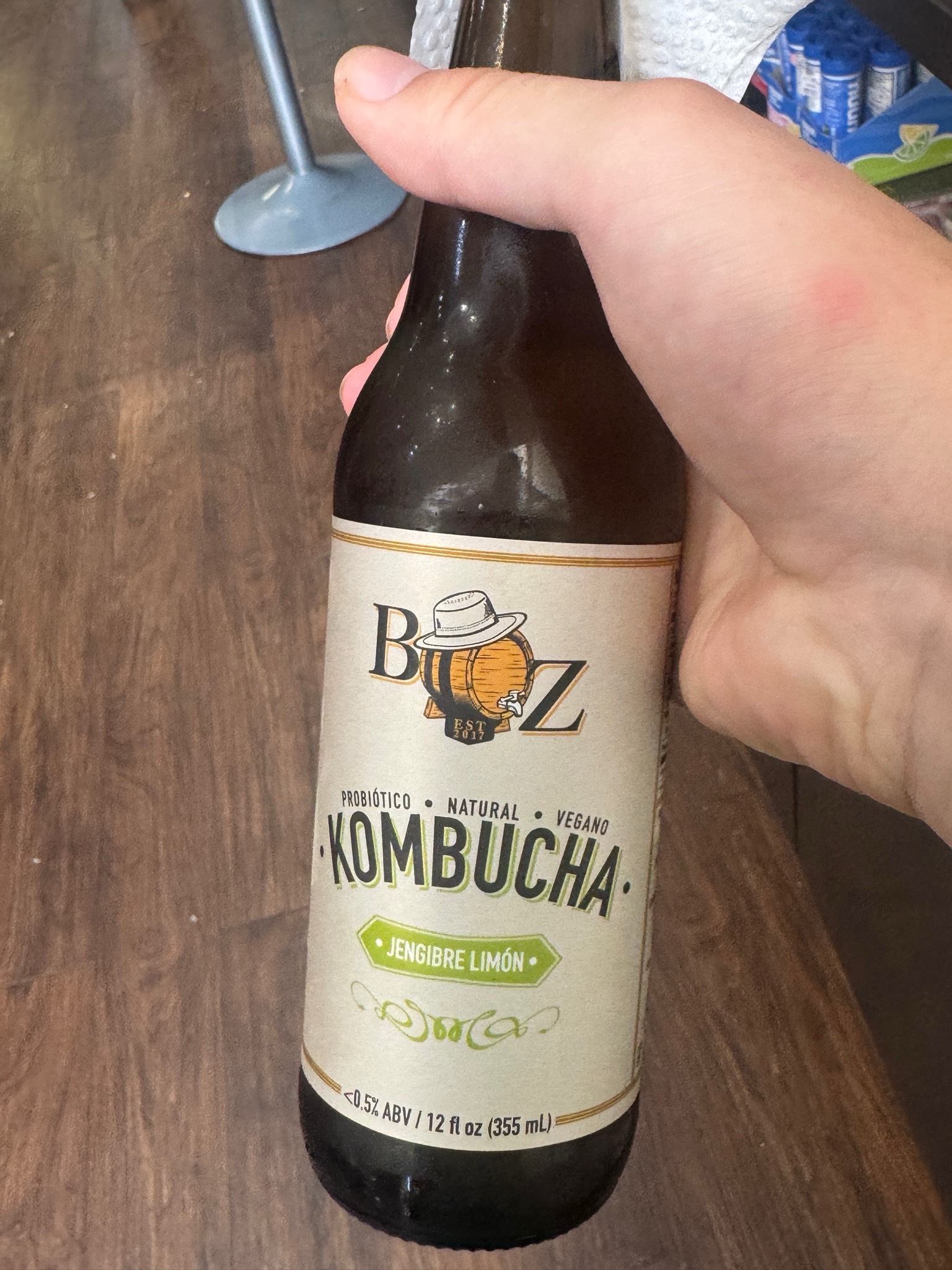 BZ Kombucha Jengibre Limón, Be Zymurgy Brewing Co.