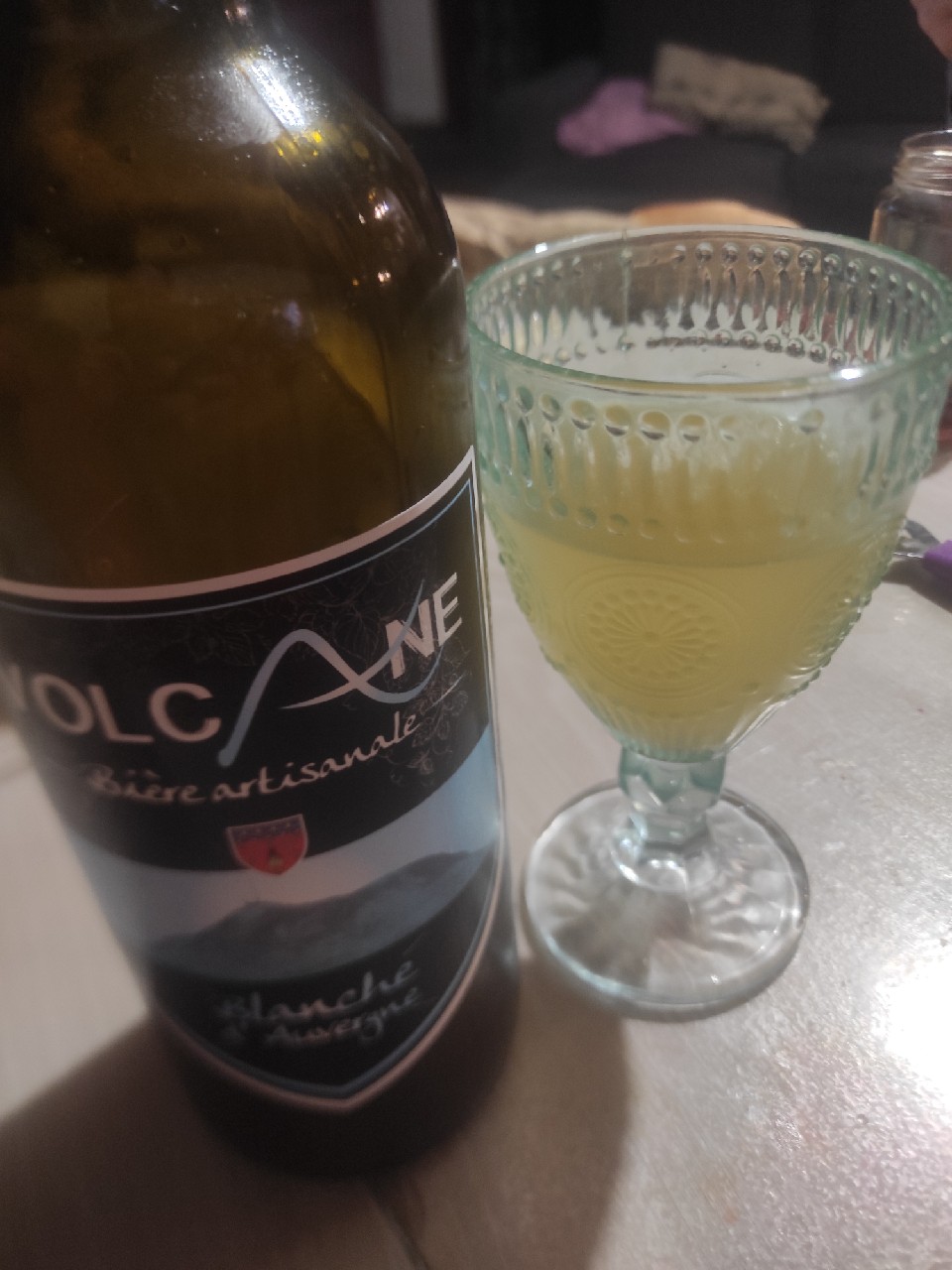 Volcane Blanche D'Auvergne, France