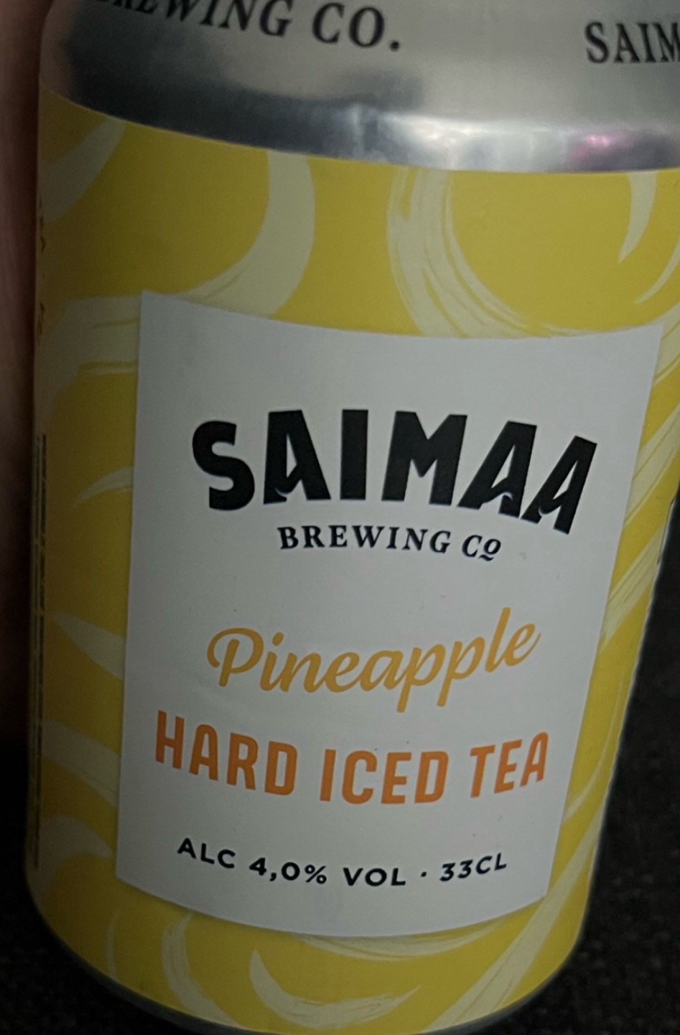 Hard Iced Tea Pineapple, Finland