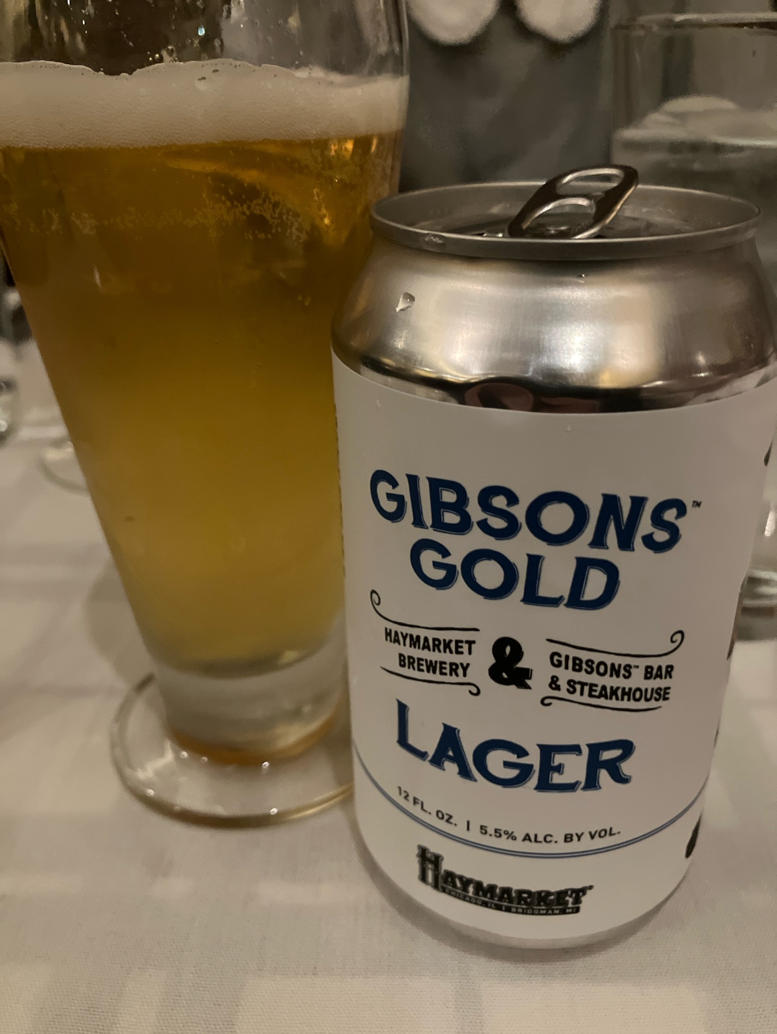 Gibsons Gold, Haymarket Pub & Brewery