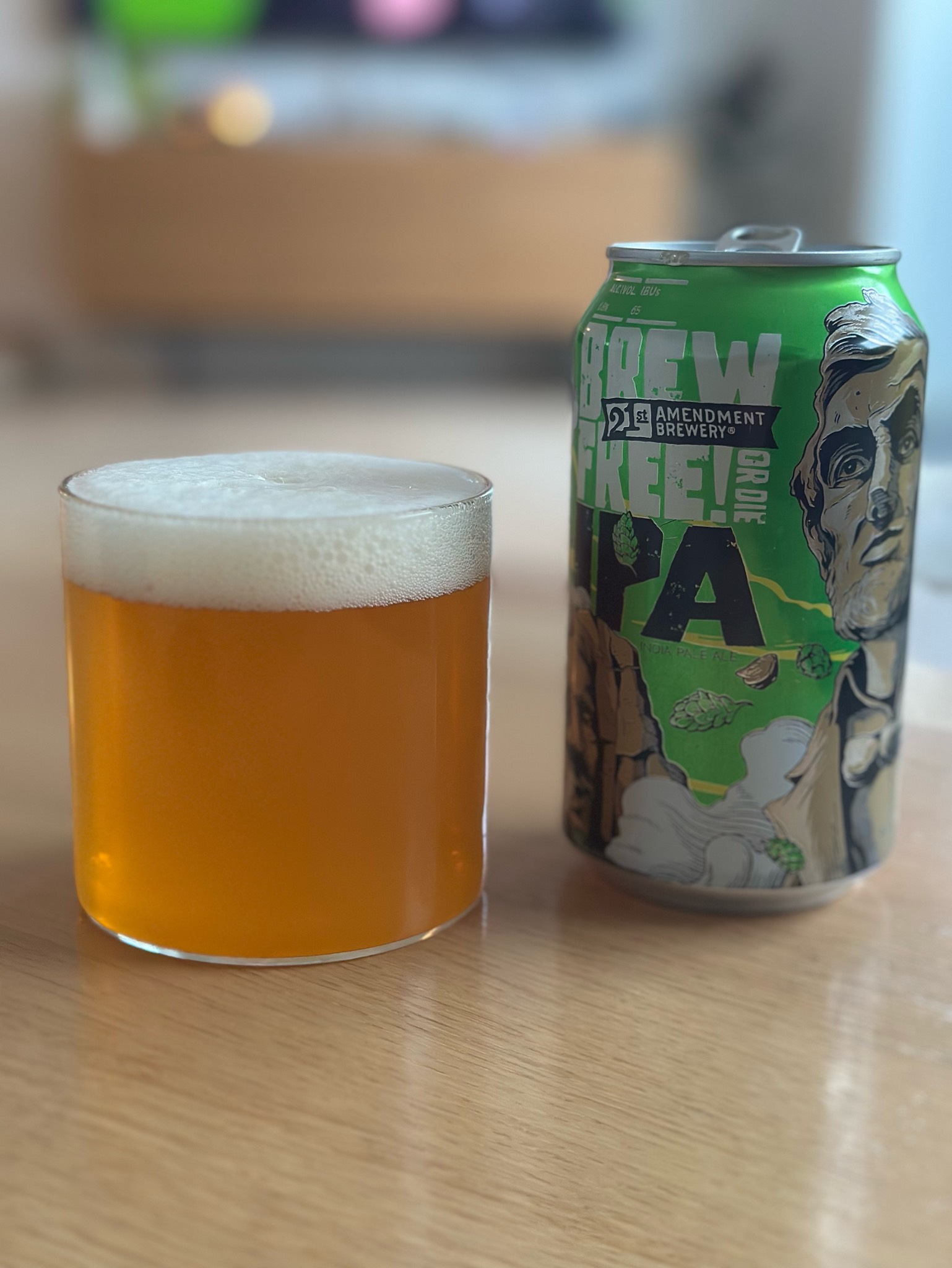 Brew Free! Or Die IPA, 21st Amendment Brewery