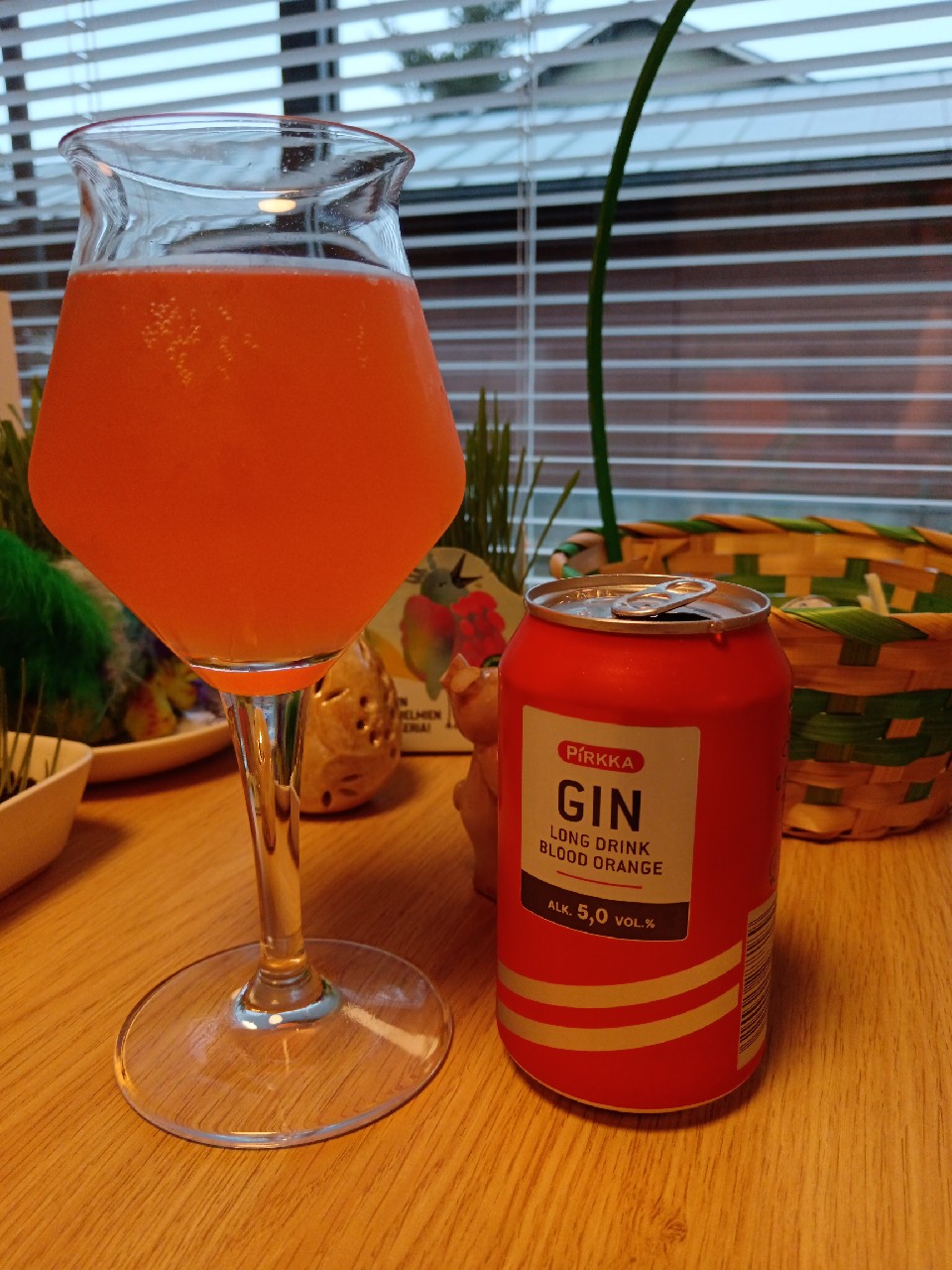 Pirkka GIN Blood Orange Long Drink, Finland