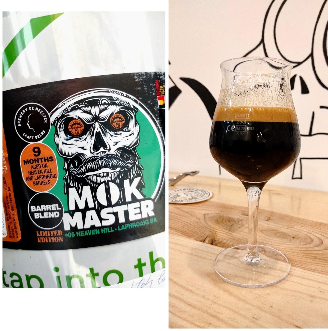 mok master #5 Heaven Hill/laproaig ba, Belgium