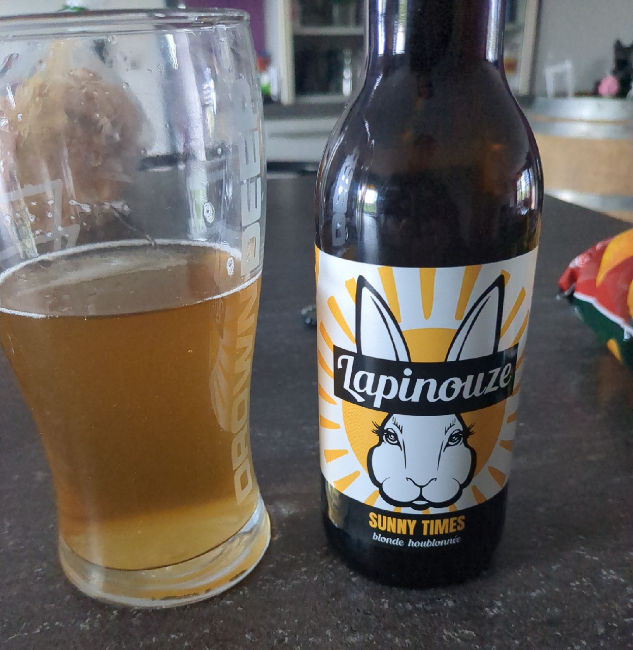 Lapinouze Blonde Bio, La Brasserie Des Papi'lles