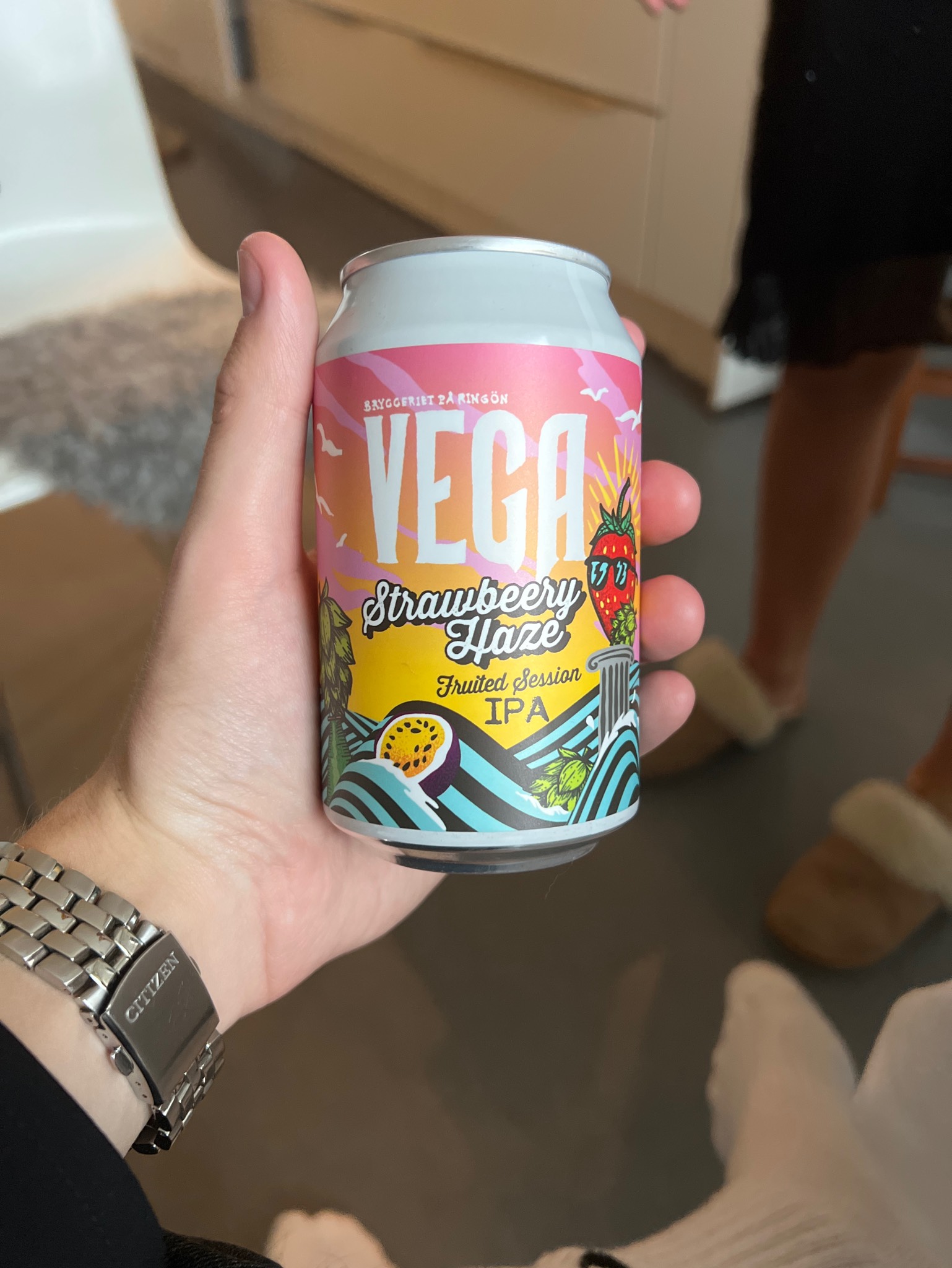 vega bryggeriet strawberry haze IPA, Sweden