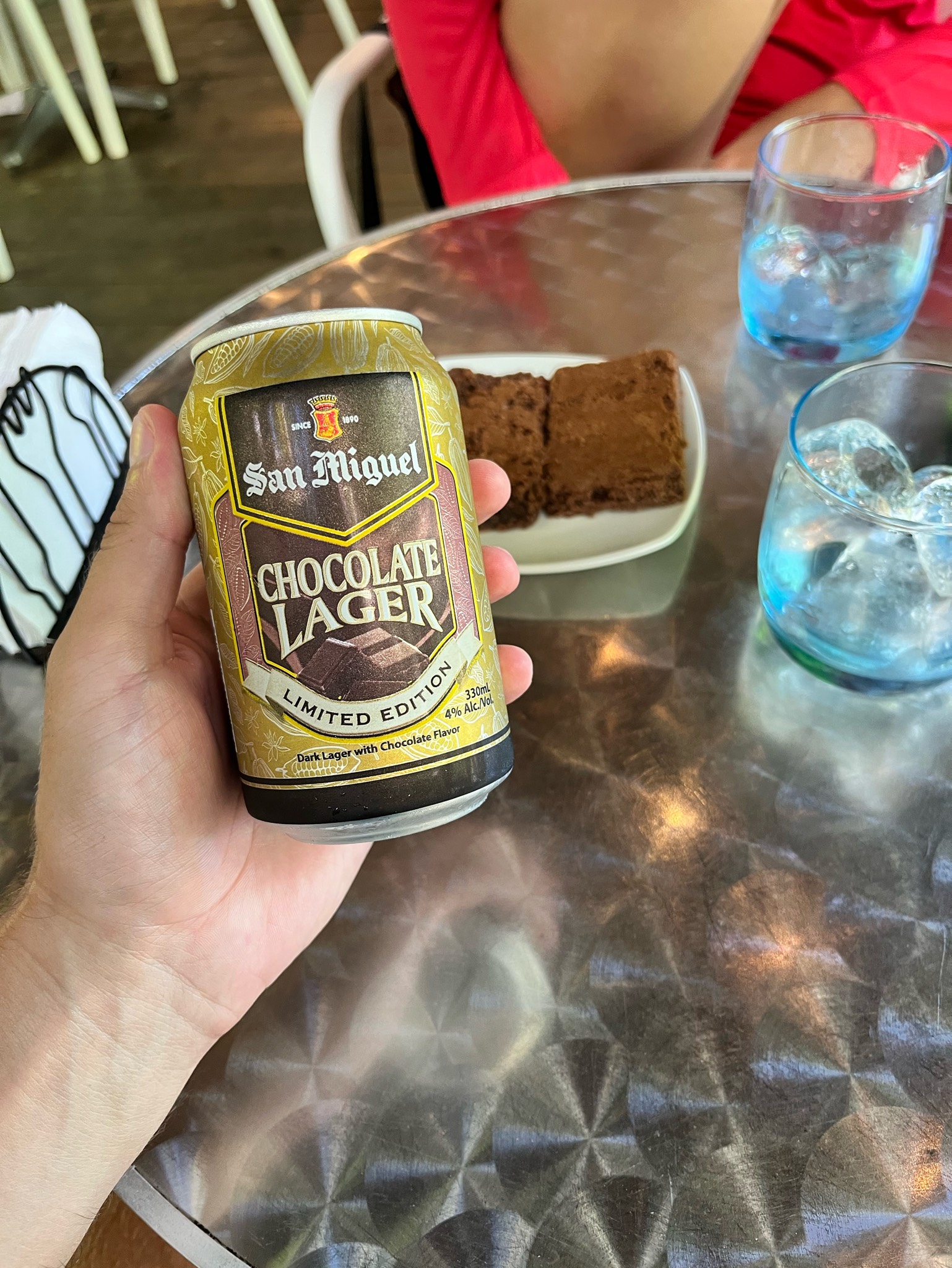 san miguel chocolate lager, Spain