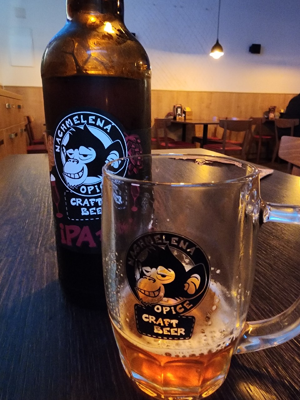 Nachmelená Opice 14% IPA, Czech Republic