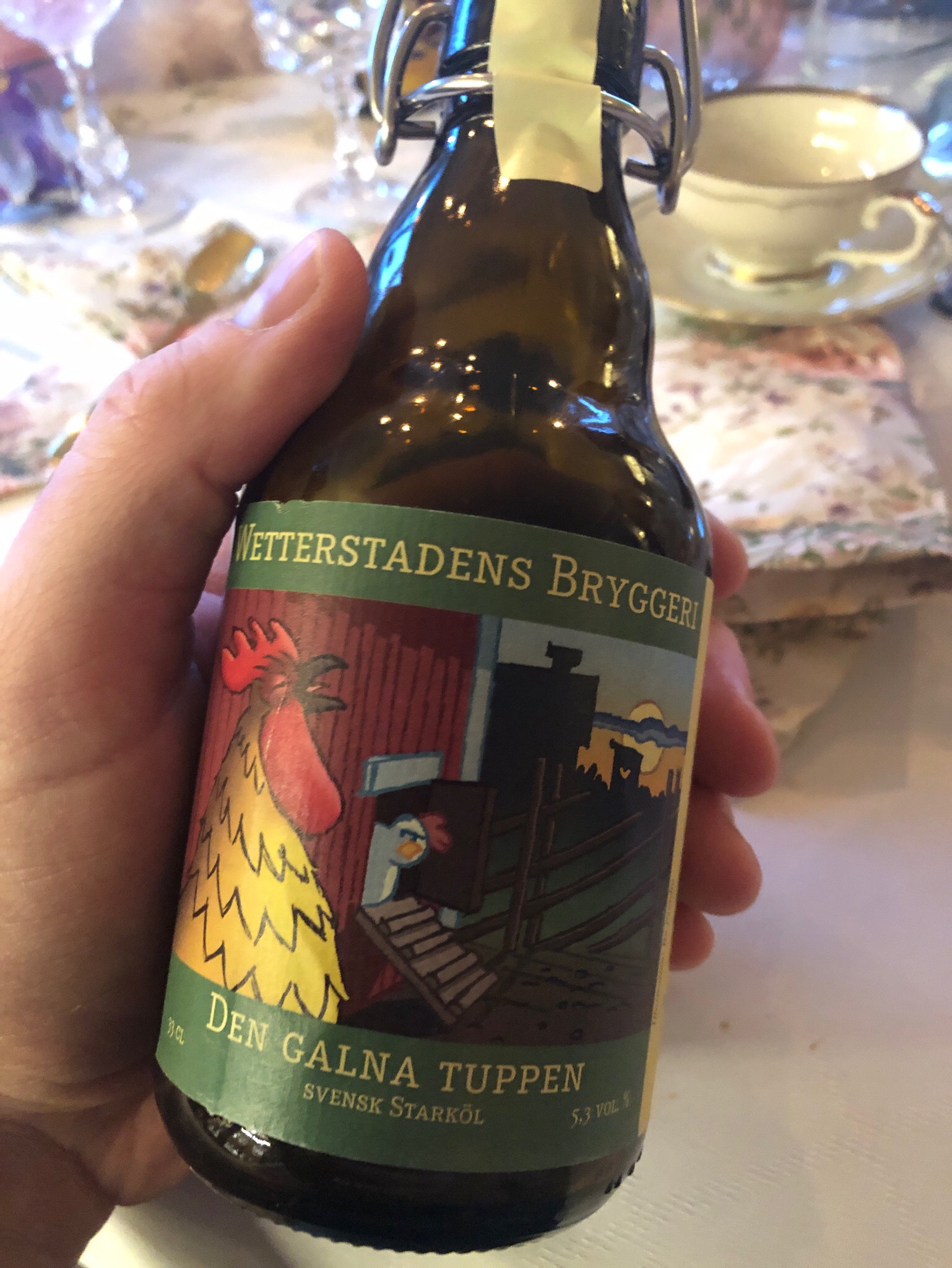 Den galna tuppen, Sweden