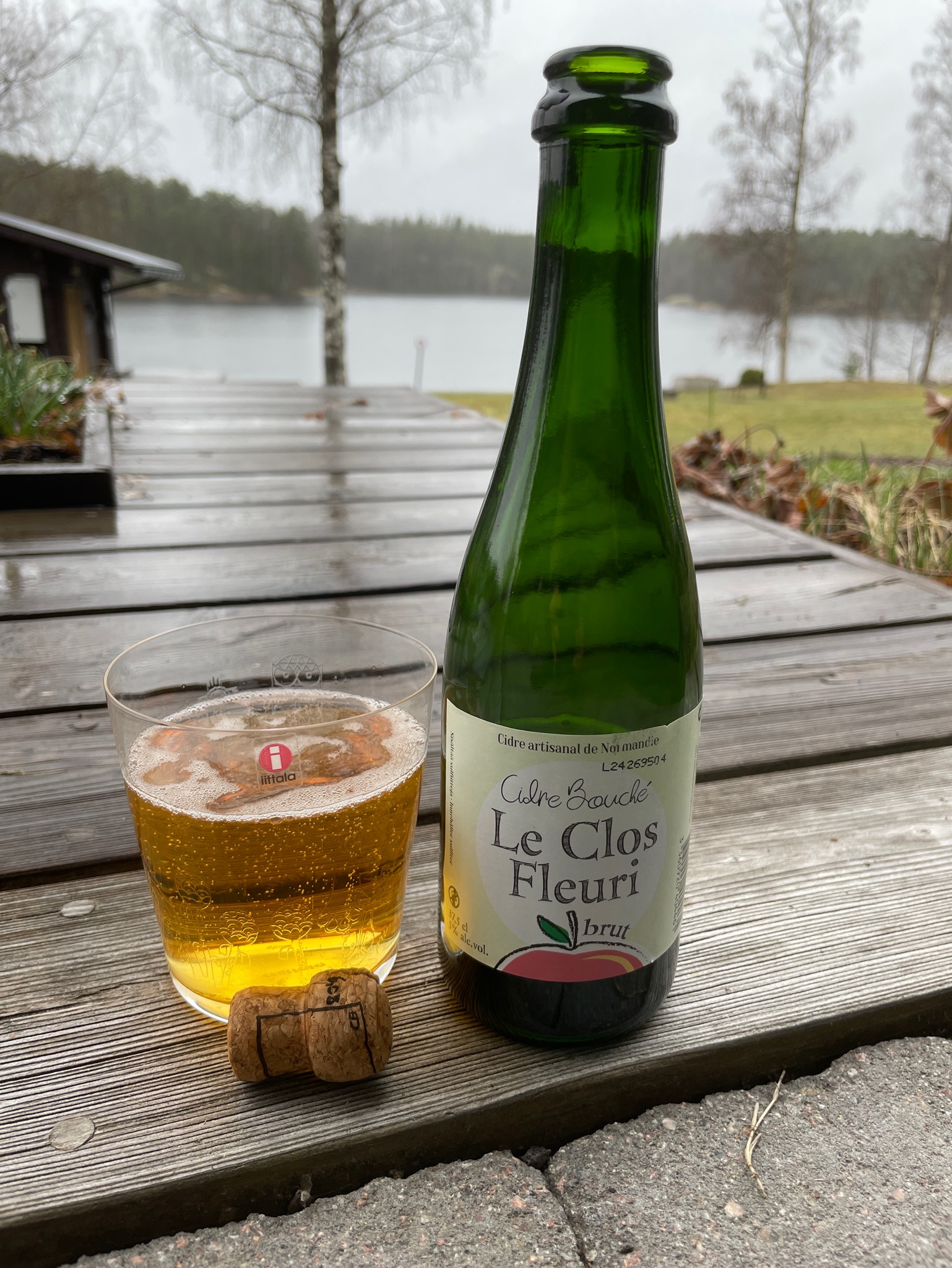 Cidre Le Clos Fleuri Bouché Brut, France
