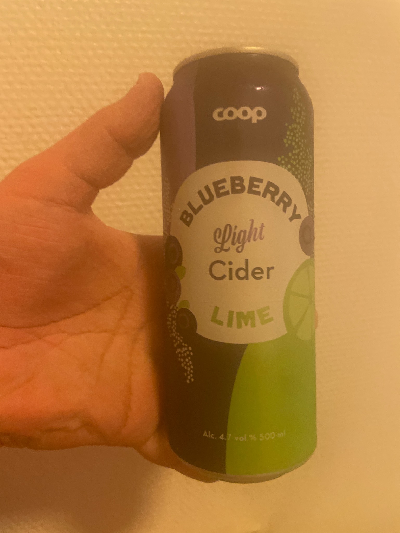 Light mustikka-lime, Finland