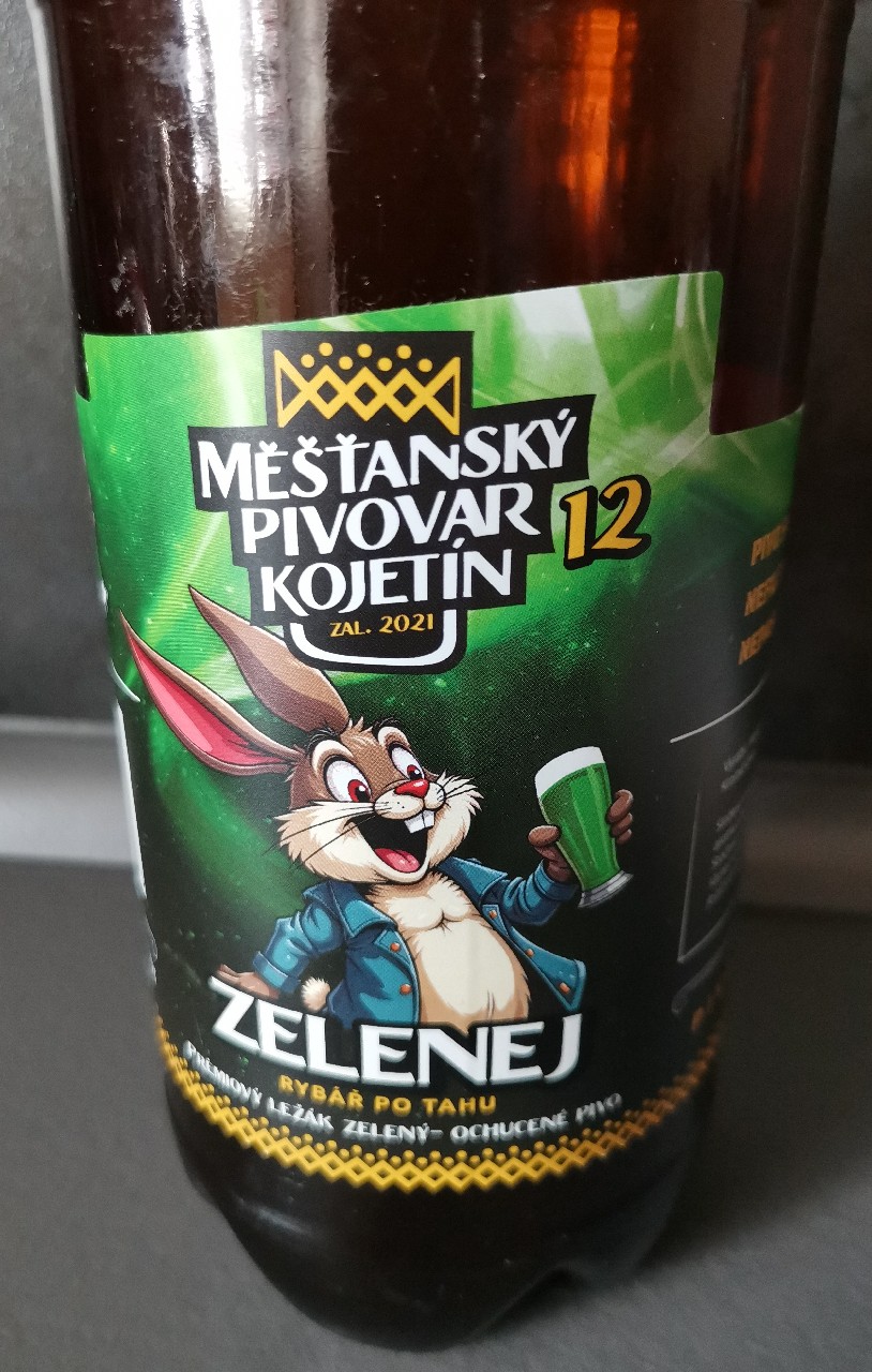 Zelenej rybář po tahu, Meštansky pivovar kojetín