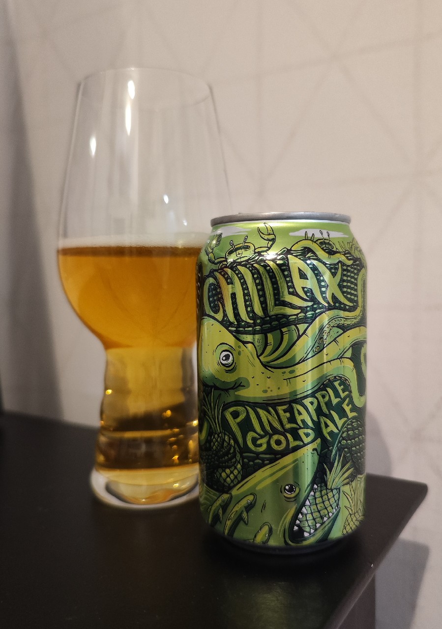 Colorado Chillax Pineapple Gold Ale, Bootstrap Brewing
