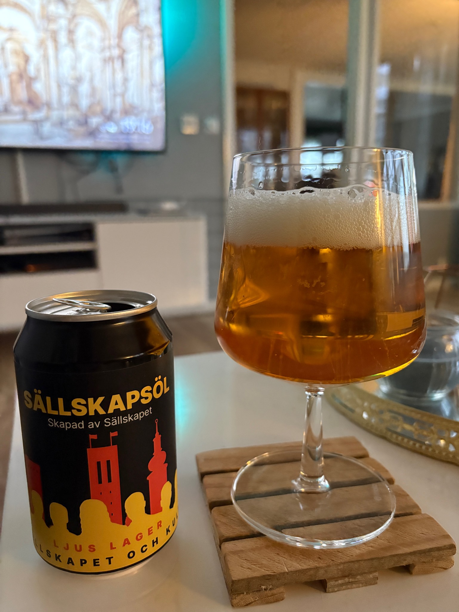 sällskapsöl ljus lager, Sweden