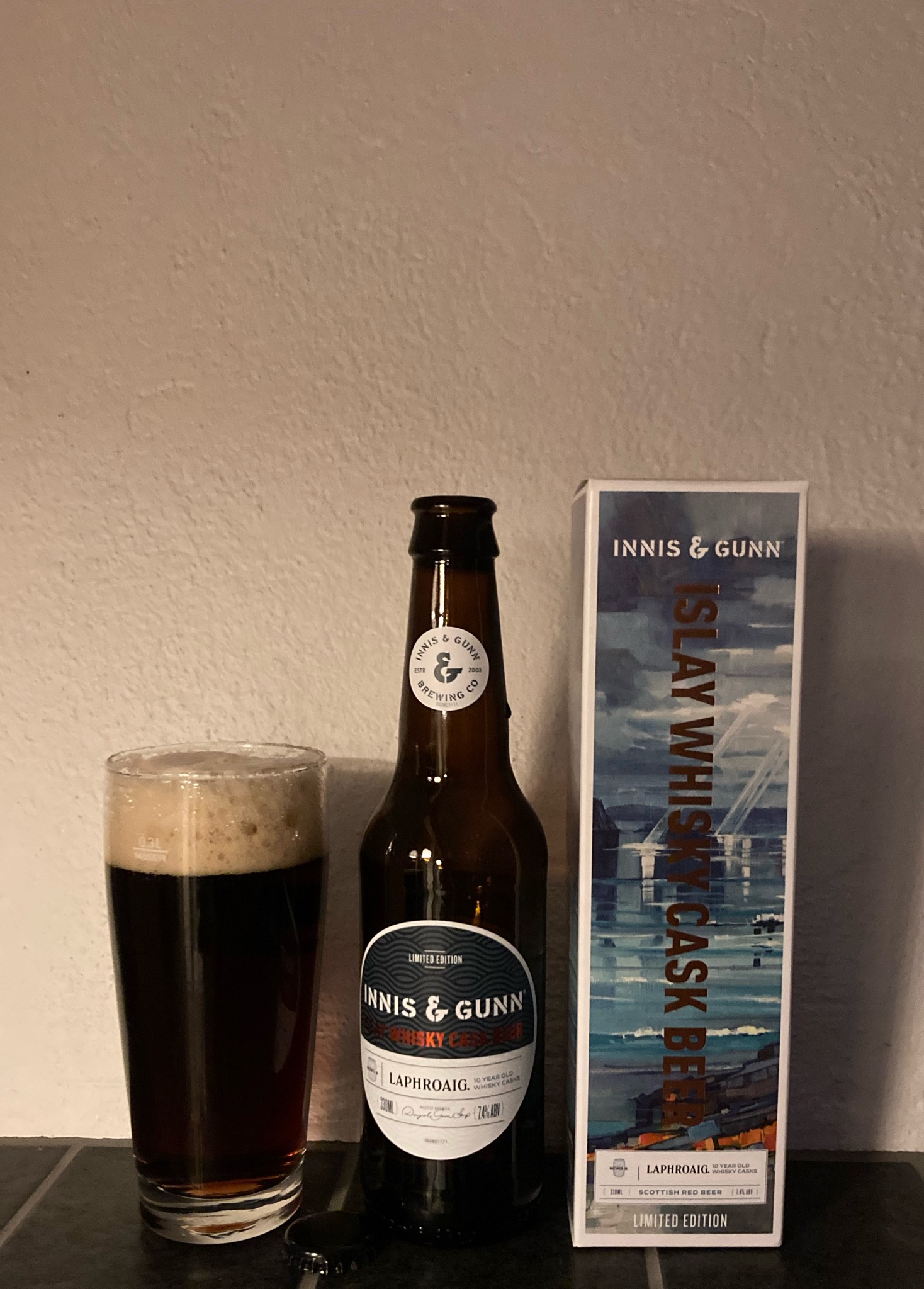 Islay Whisky Cask Beer Laphroaig Limited Edition, Scotland