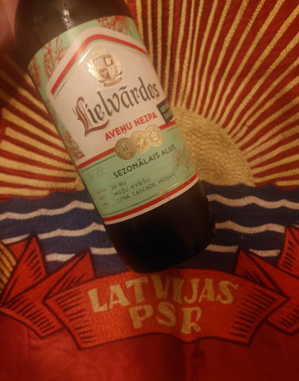 Aveņu neipa, Latvia