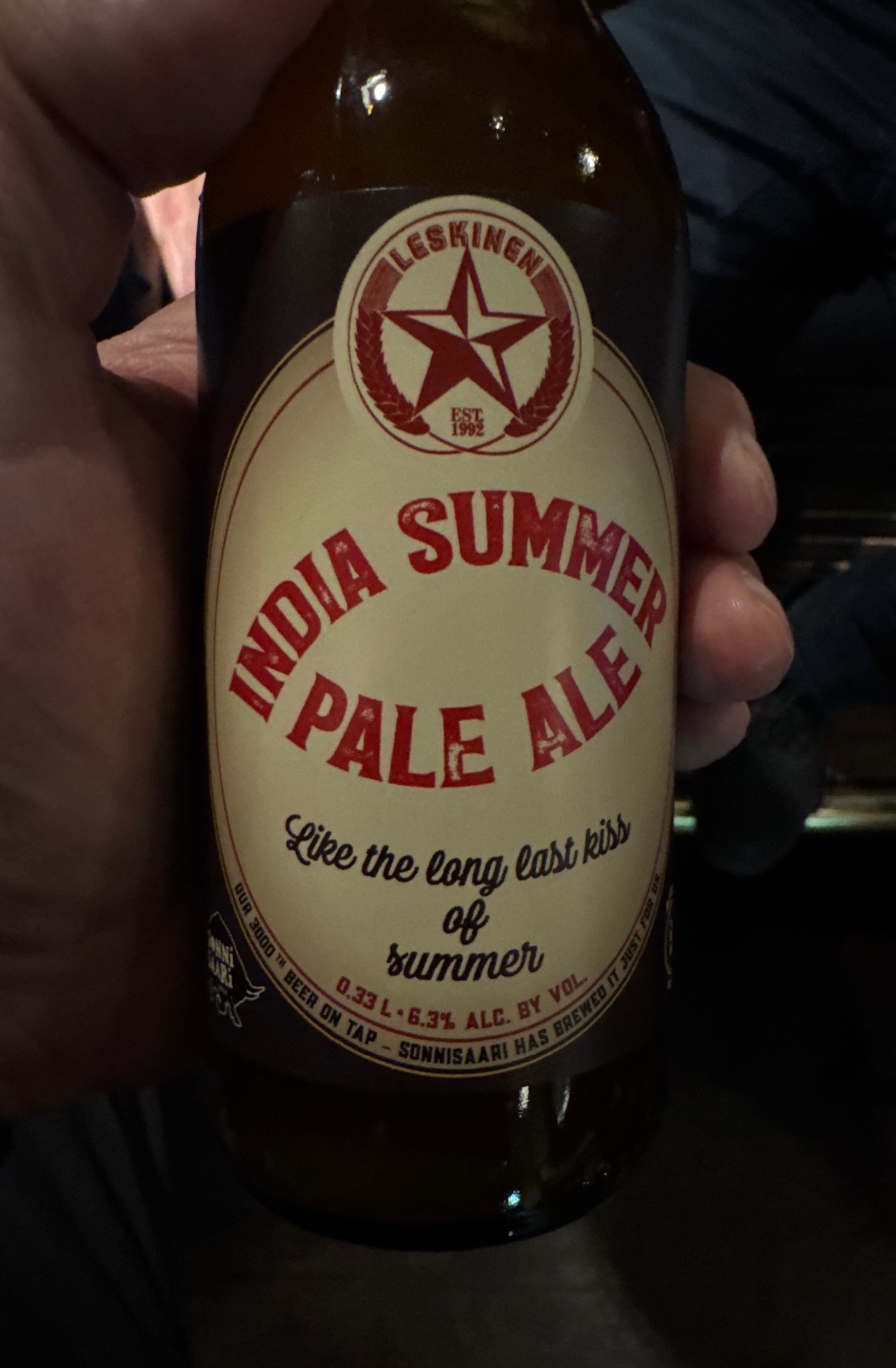 Leskinen India Summer Pale Ale, Finland