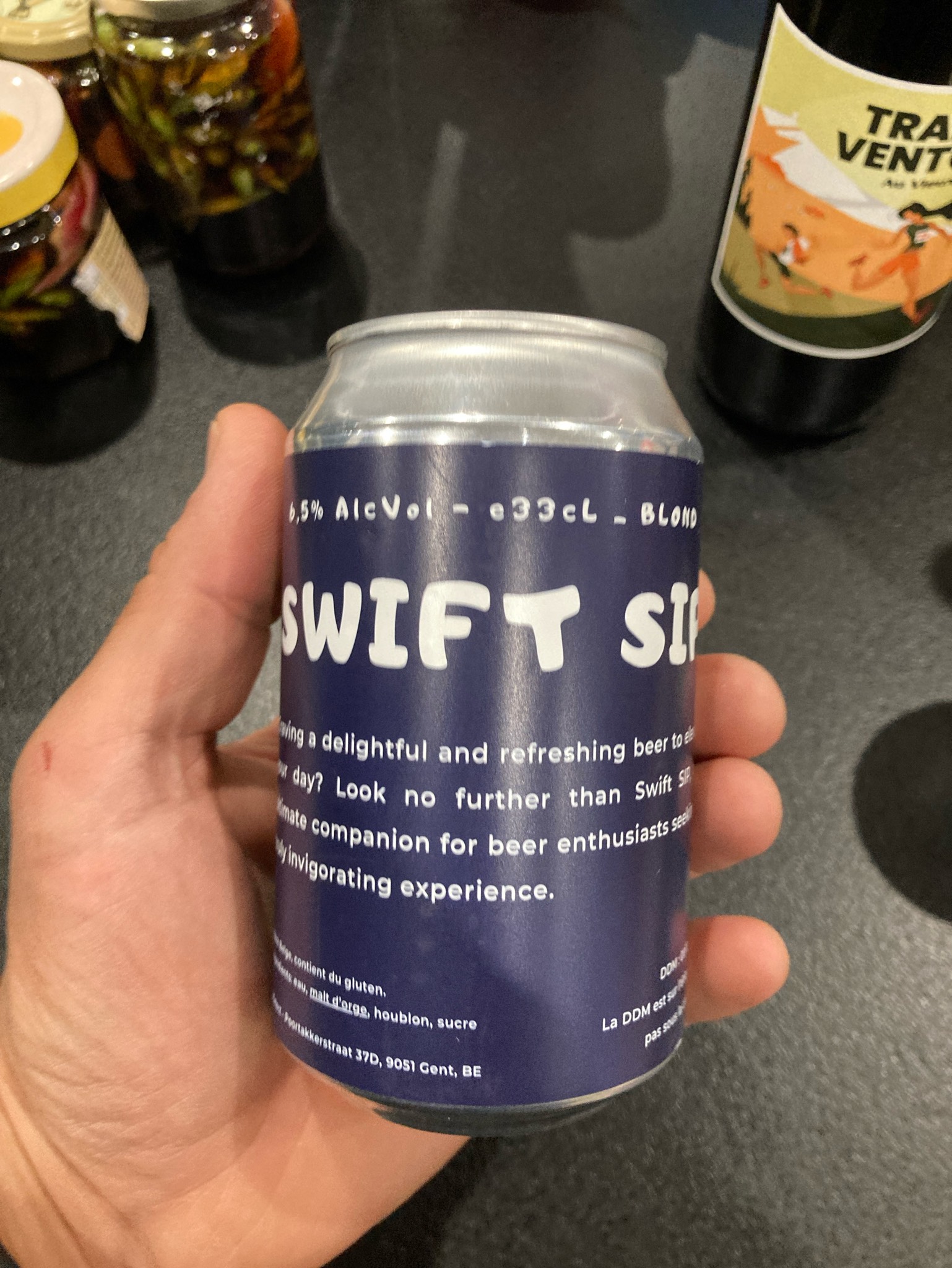 Swift Sip, Belgium