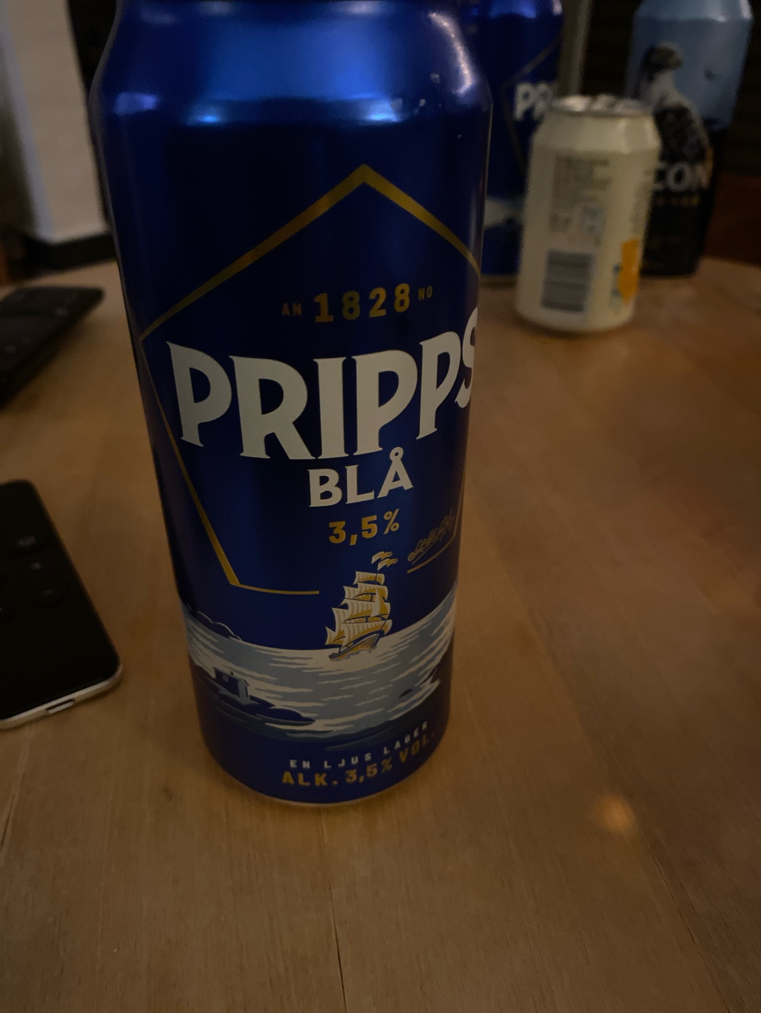 Pripps Blå Pure 3.5 %, Sweden