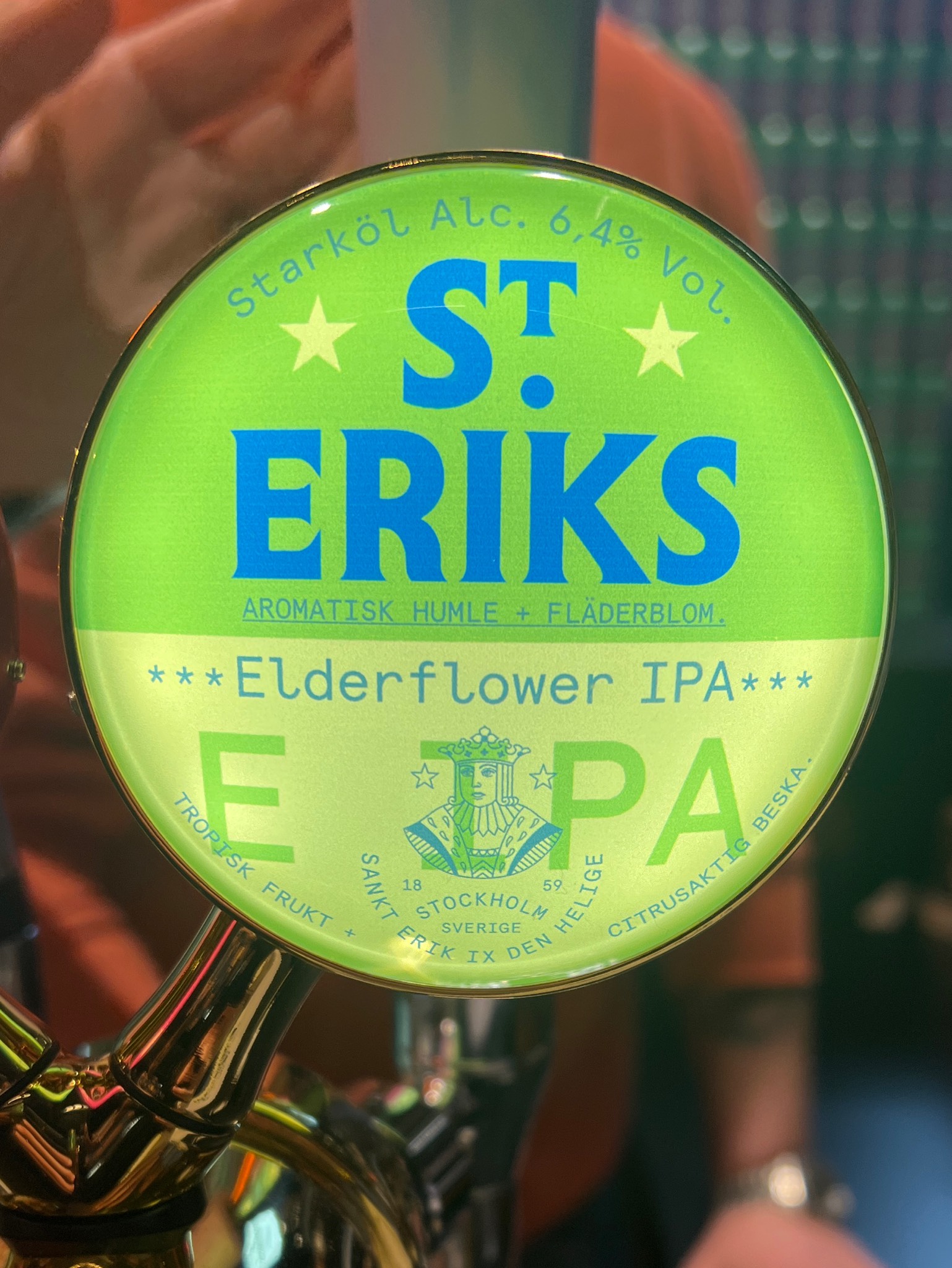 St. Eriks Elderflower IPA, Sweden