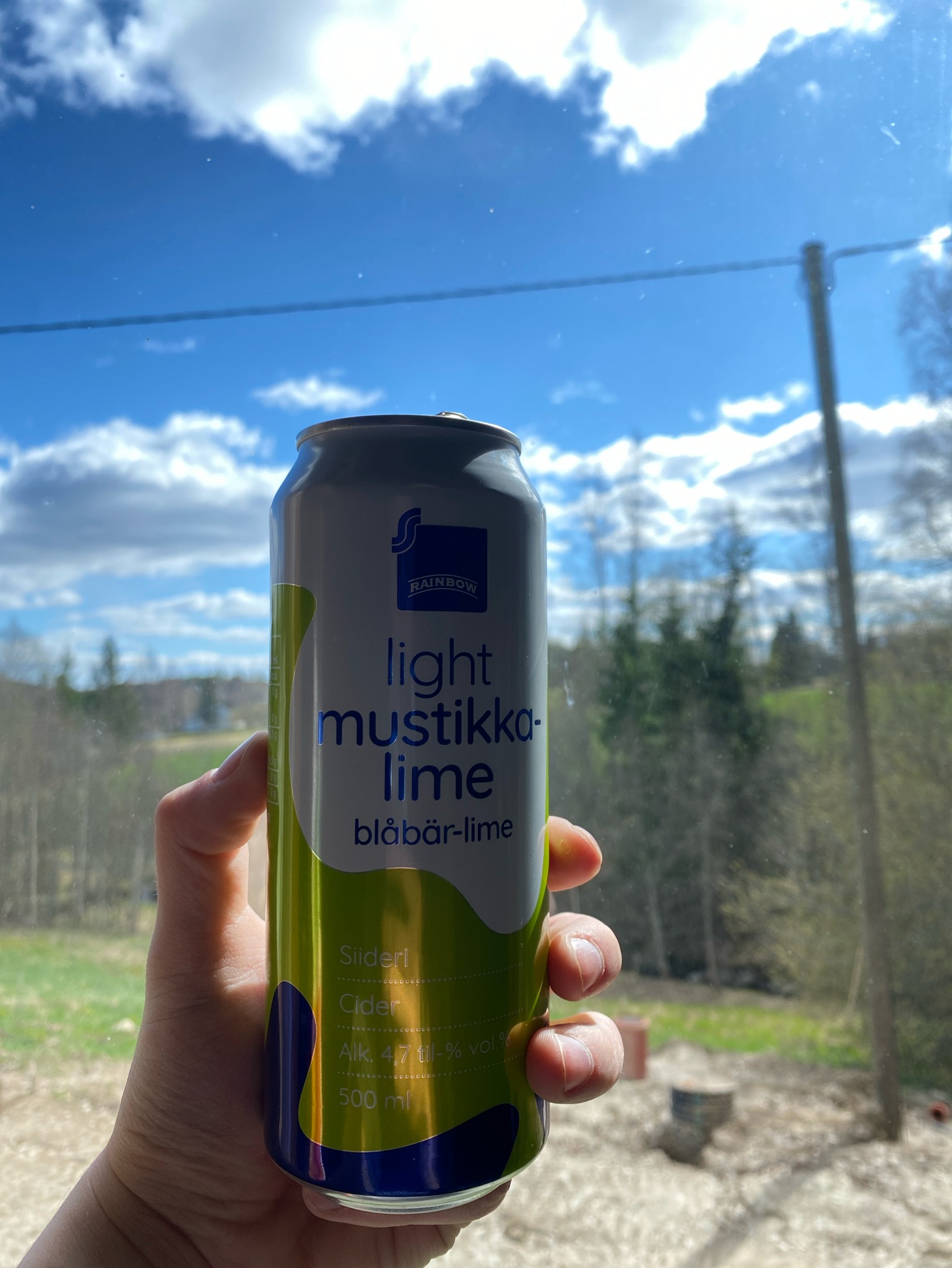 Light mustikka-lime, Finland