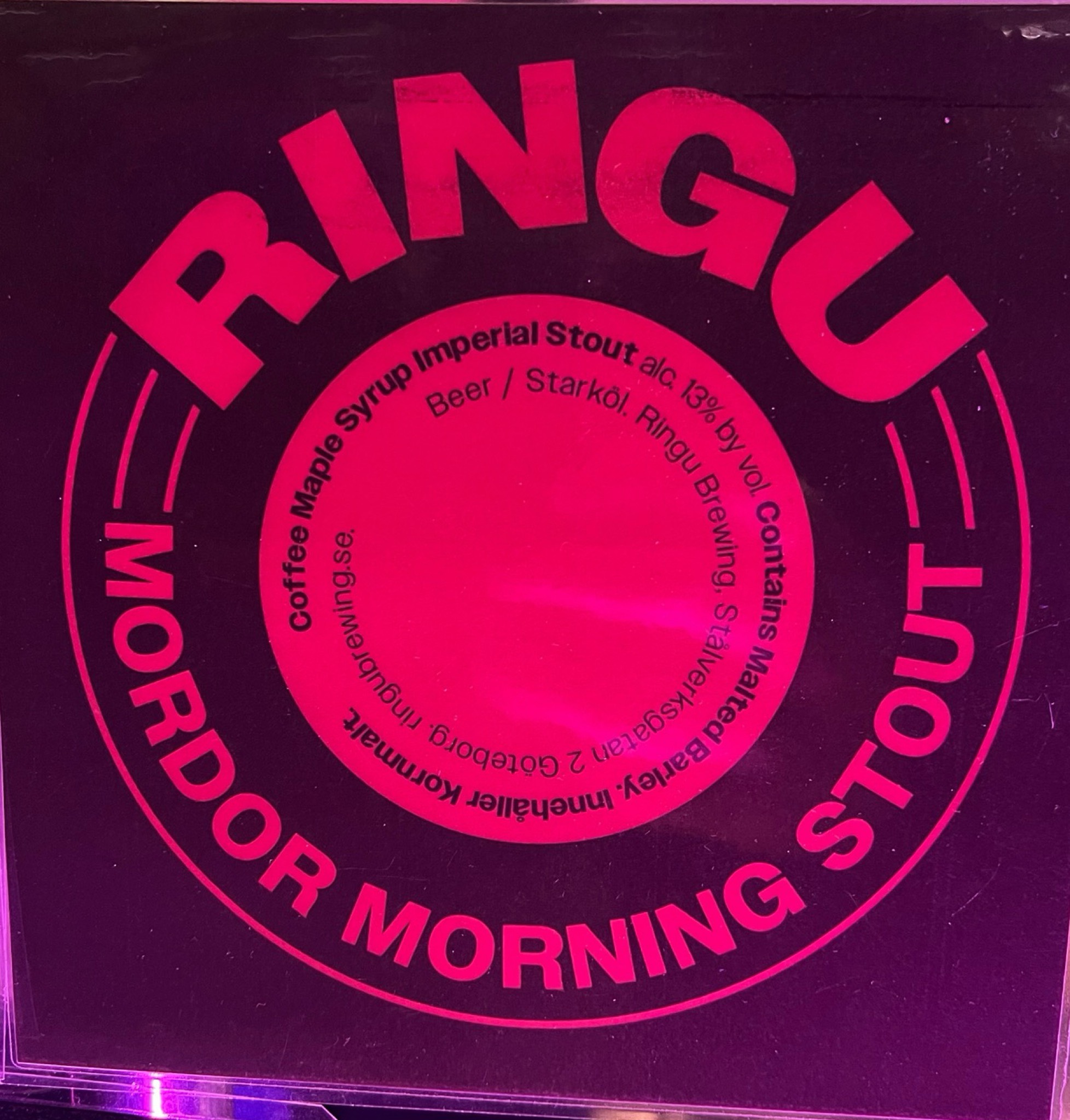 Ringu - Mordor Morning Stout, Sweden