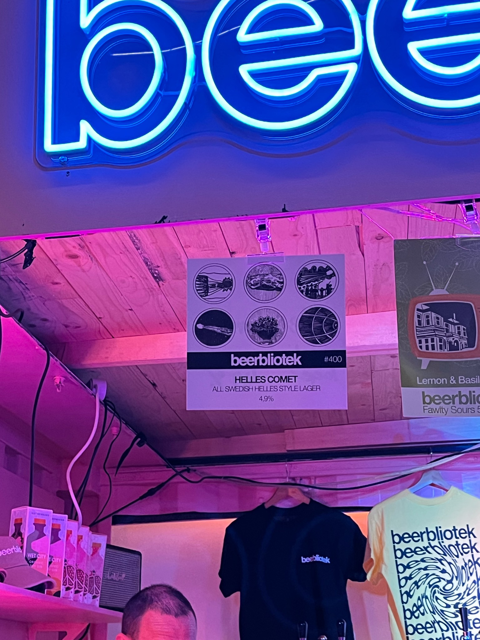 Helles Comet, Sweden