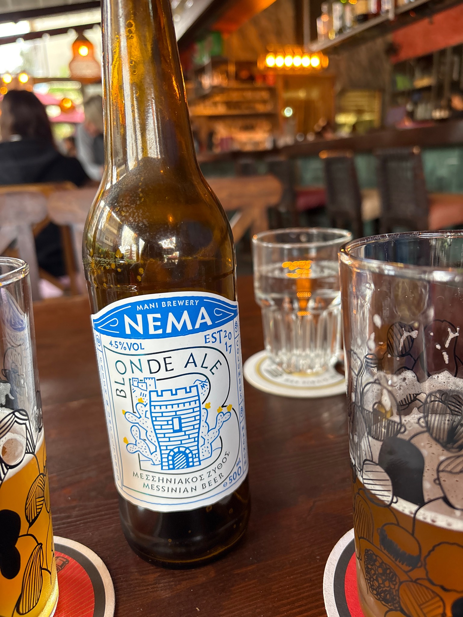 Nema Blonde Ale, Mani Brewing