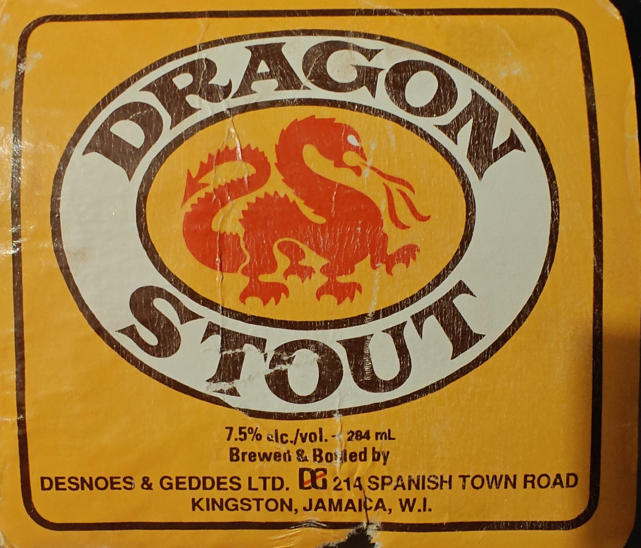 Dragon Stout, Jamaica