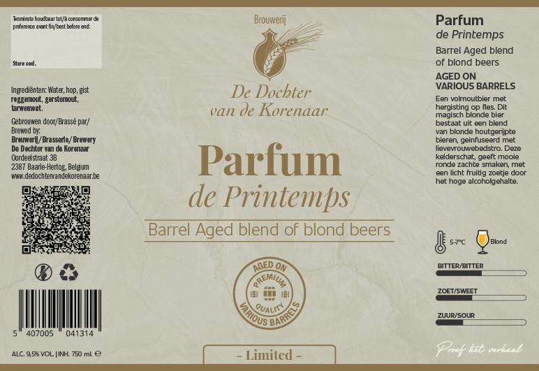 Parfum de Printemps, Belgium