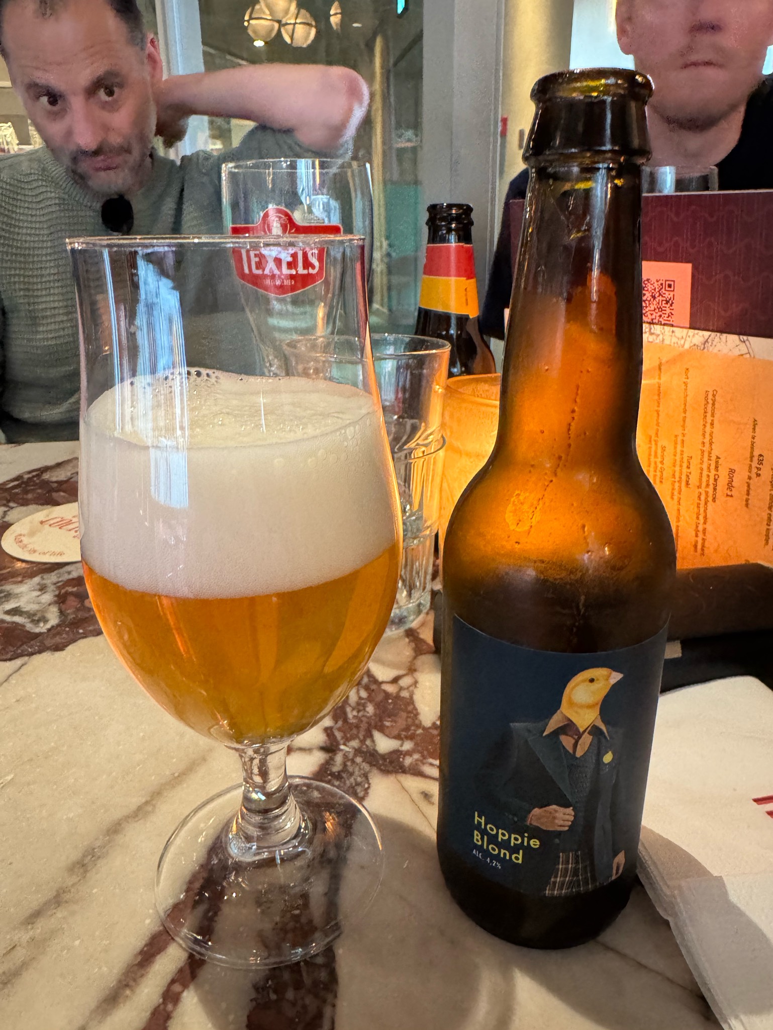 De gele kanarie hoppie blond, Rotterdamsche Brouwerij