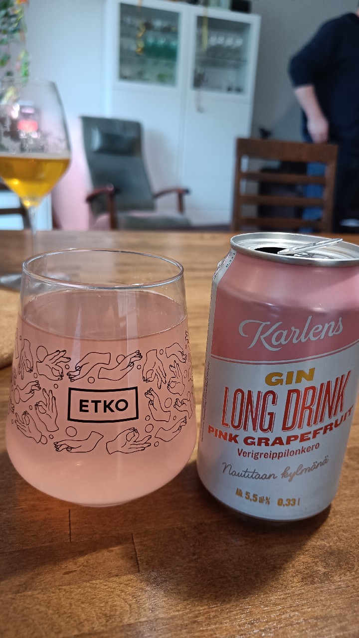 Karlens Gin Long Drink Pink Grapefruit, Finland