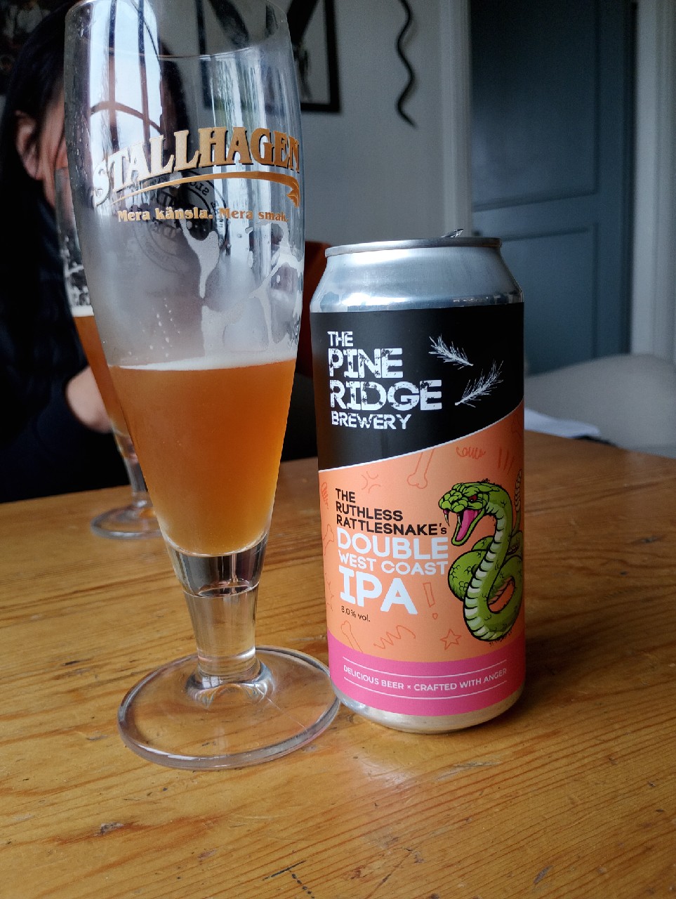 The Ruthless Rattlesnake's Double West Coast IPA, Sweden