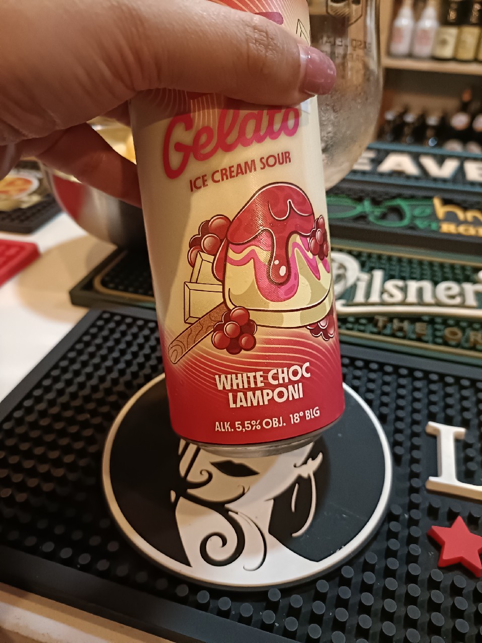 Gelato: White Choc Lamponi, Poland
