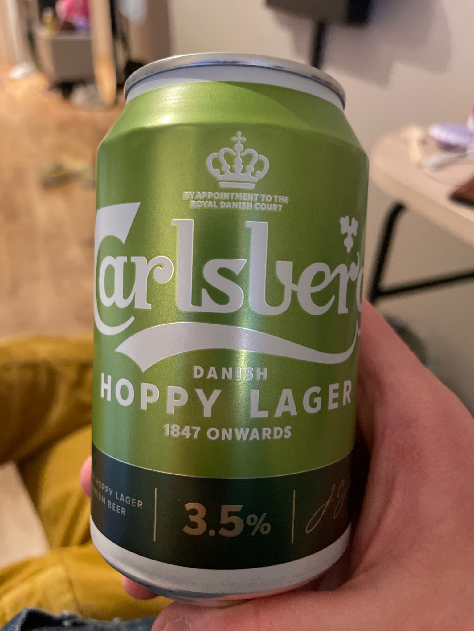 Carlsberg hoppy lager, Denmark